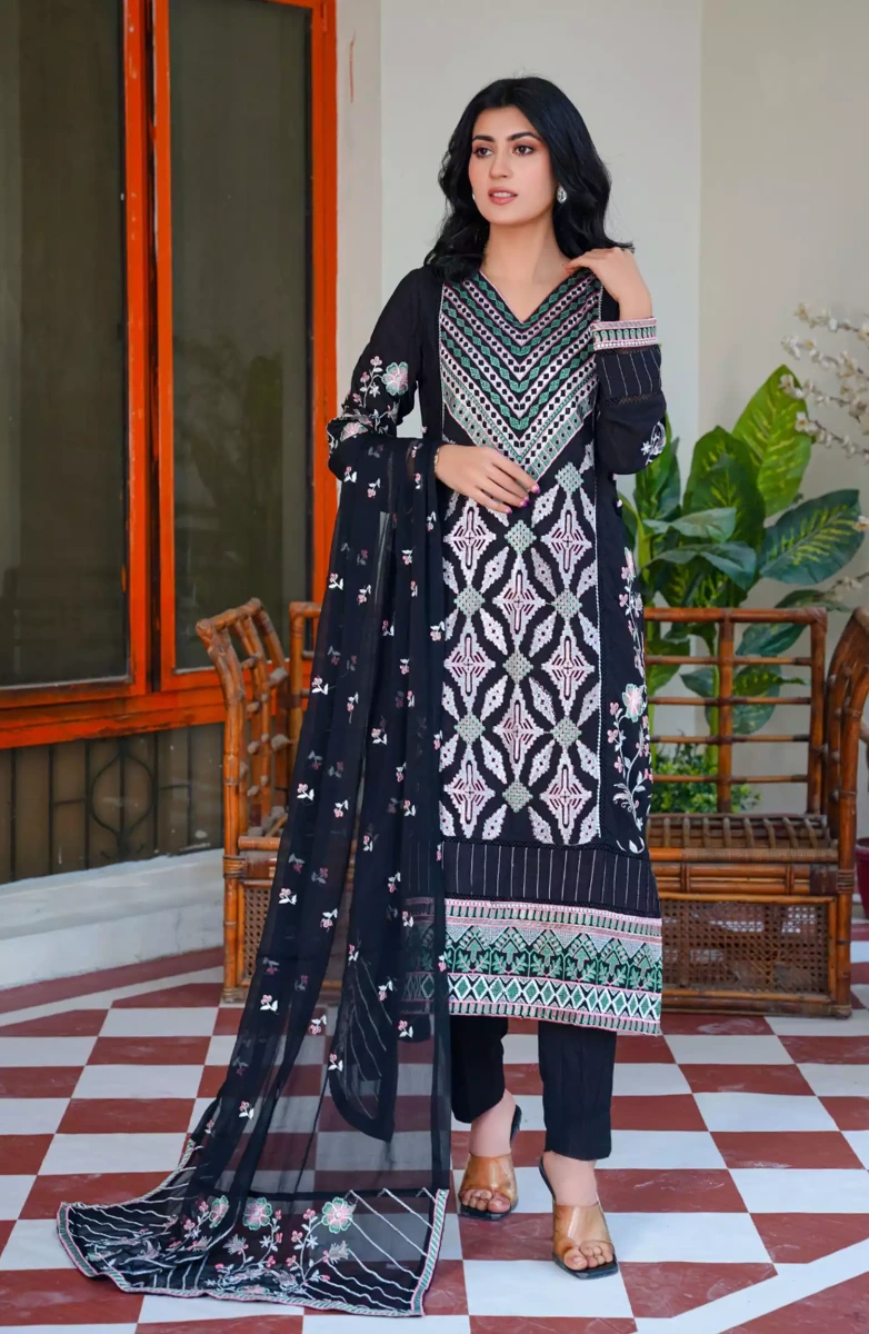 Thread Weaves Karandi Embroidered Collection - KR 24102