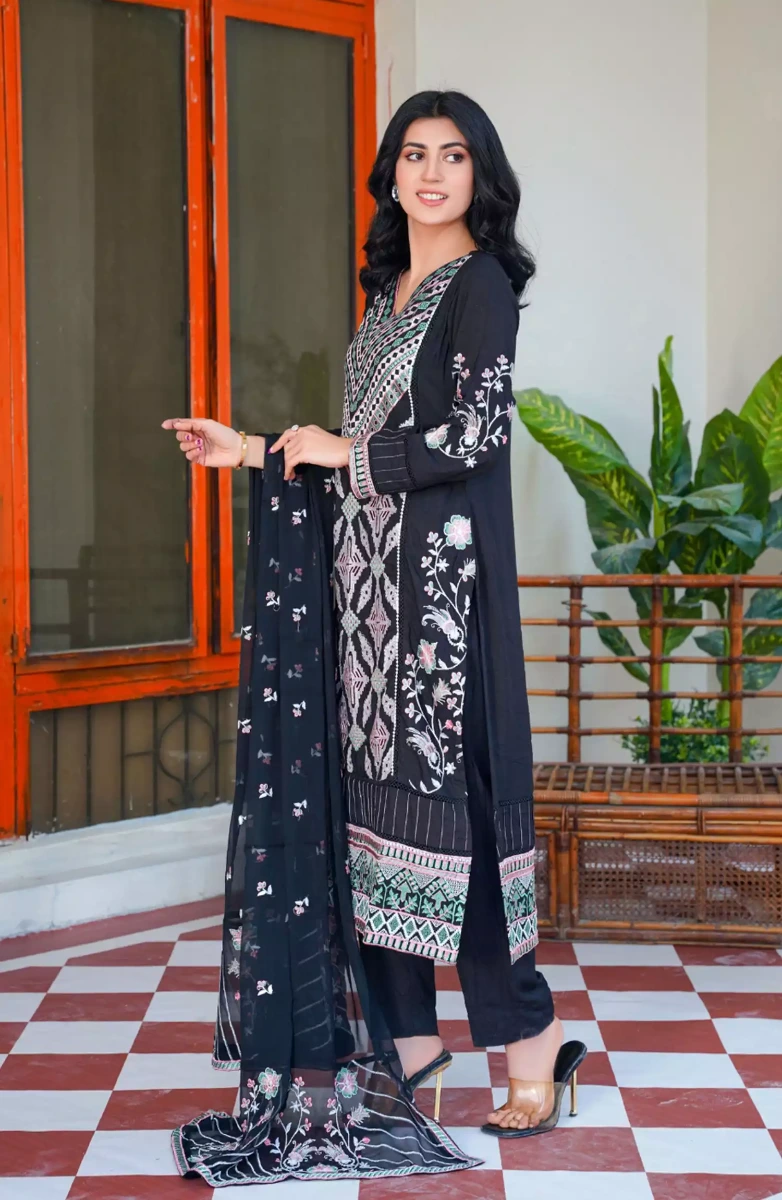 Thread Weaves Karandi Embroidered Collection - KR 24102