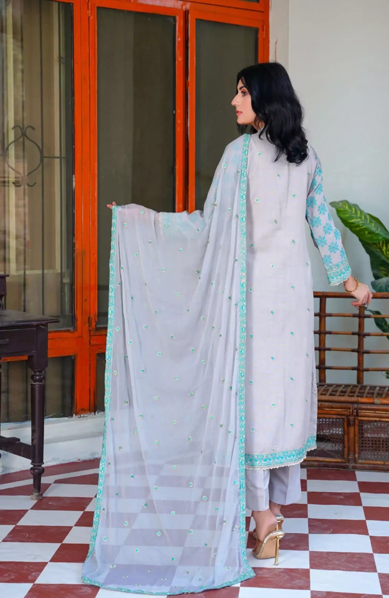 Thread Weaves Karandi Embroidered Collection - KR 24103