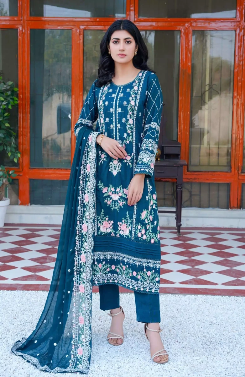 Thread Weaves Karandi Embroidered Collection - KR 24105