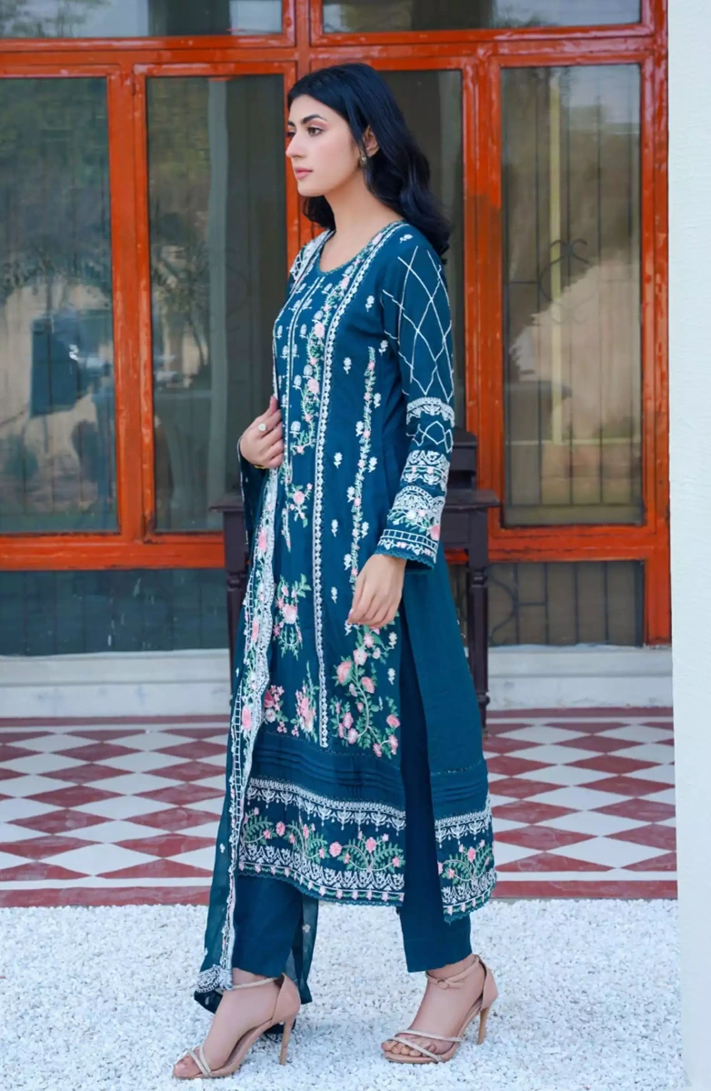 Thread Weaves Karandi Embroidered Collection - KR 24105