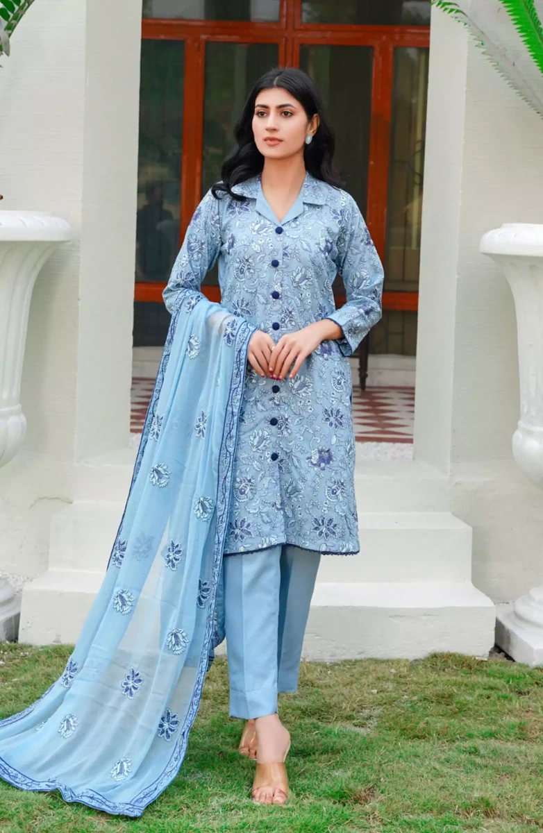 Thread Weaves Karandi Embroidered Collection - KR 24106