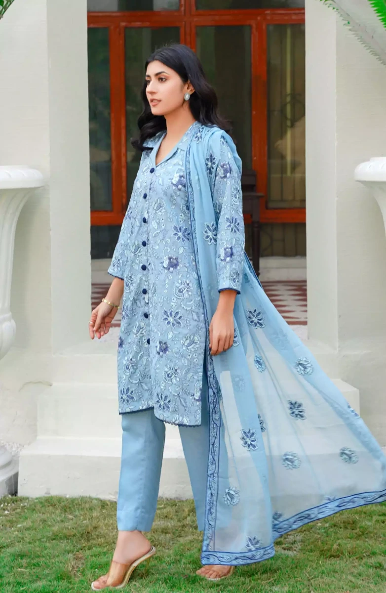 Thread Weaves Karandi Embroidered Collection - KR 24106