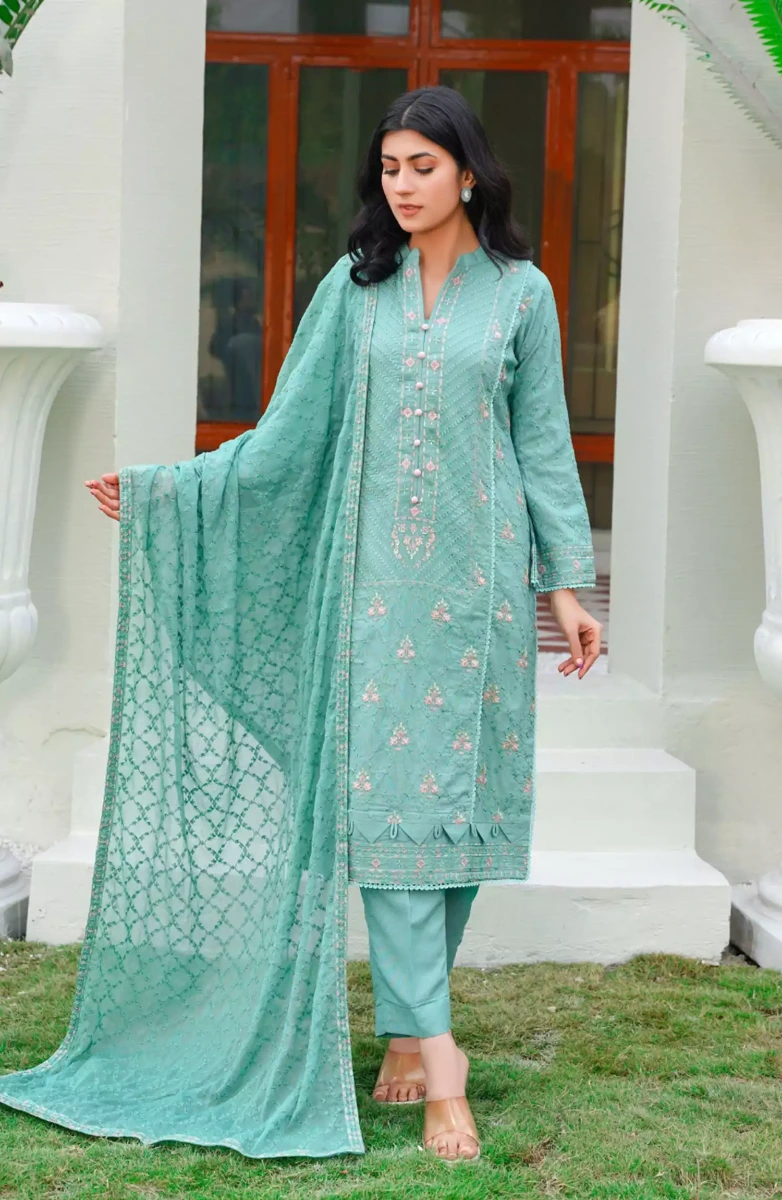 Thread Weaves Karandi Embroidered Collection - KR 24107