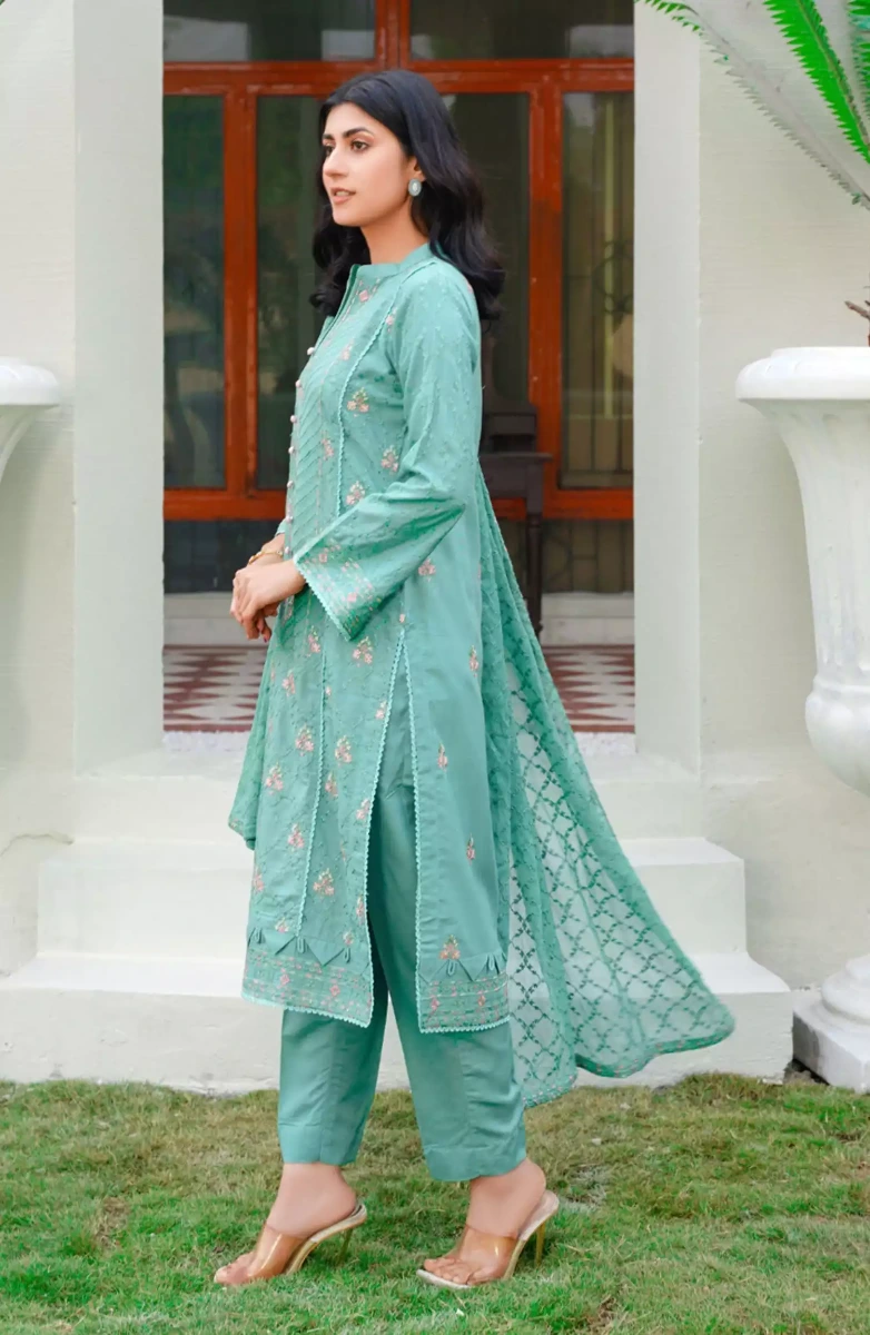 Thread Weaves Karandi Embroidered Collection - KR 24107