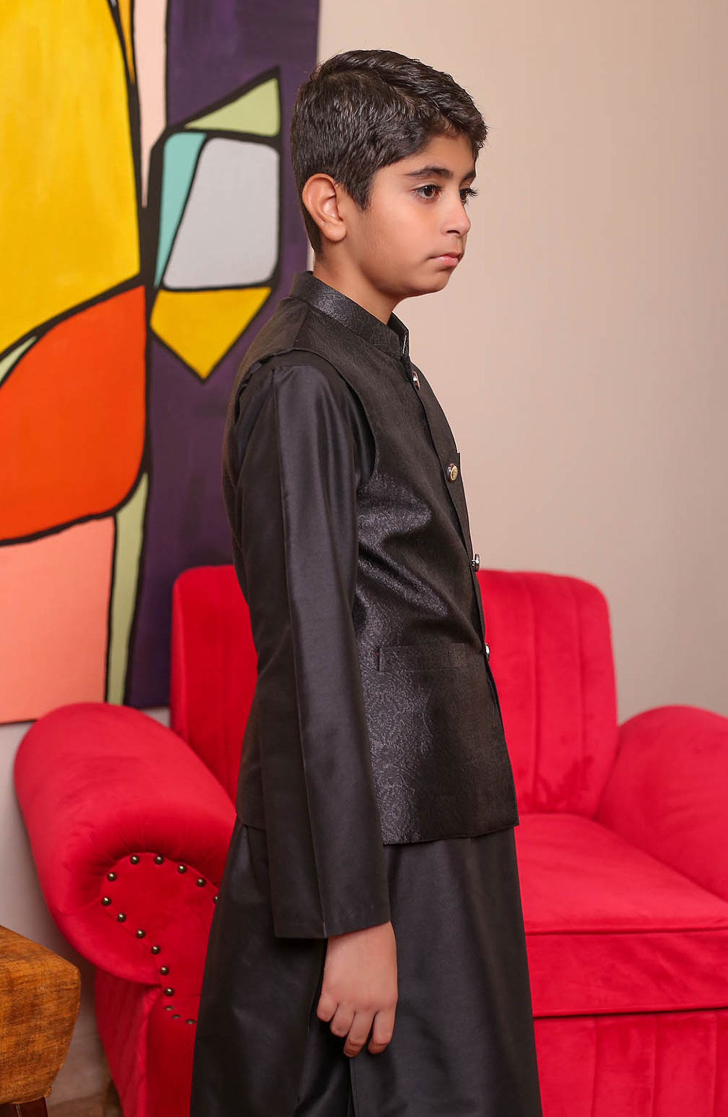 Real Image Kids Waist Coat and Prince Coat Collection 2024  - KWP 136