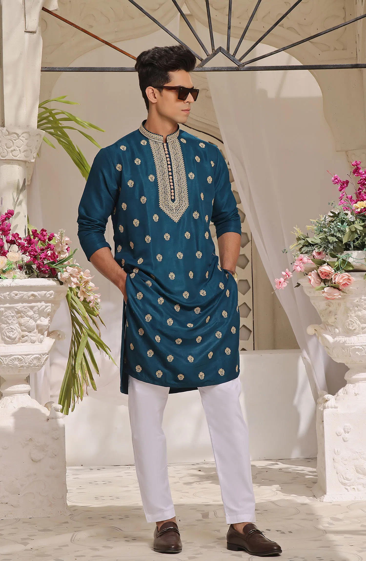 TGM Fancy Kurta Pyjama Collection - Lagoon Luxury