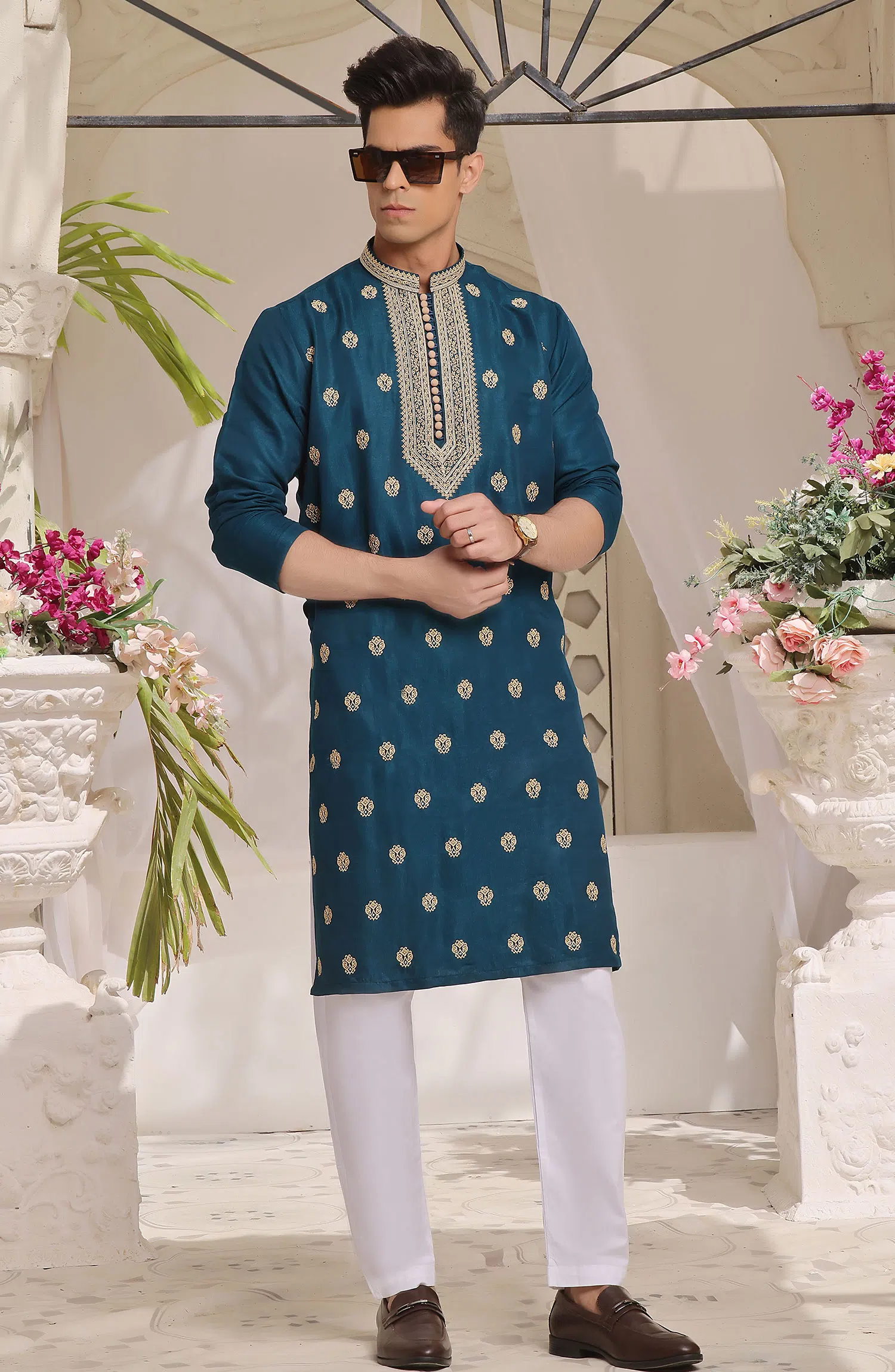 TGM Fancy Kurta Pyjama Collection - Lagoon Luxury