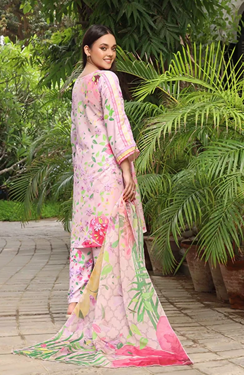 Nazmina Floret Luxury Swiss Lawn Collection - LD-05 Mellifluous 