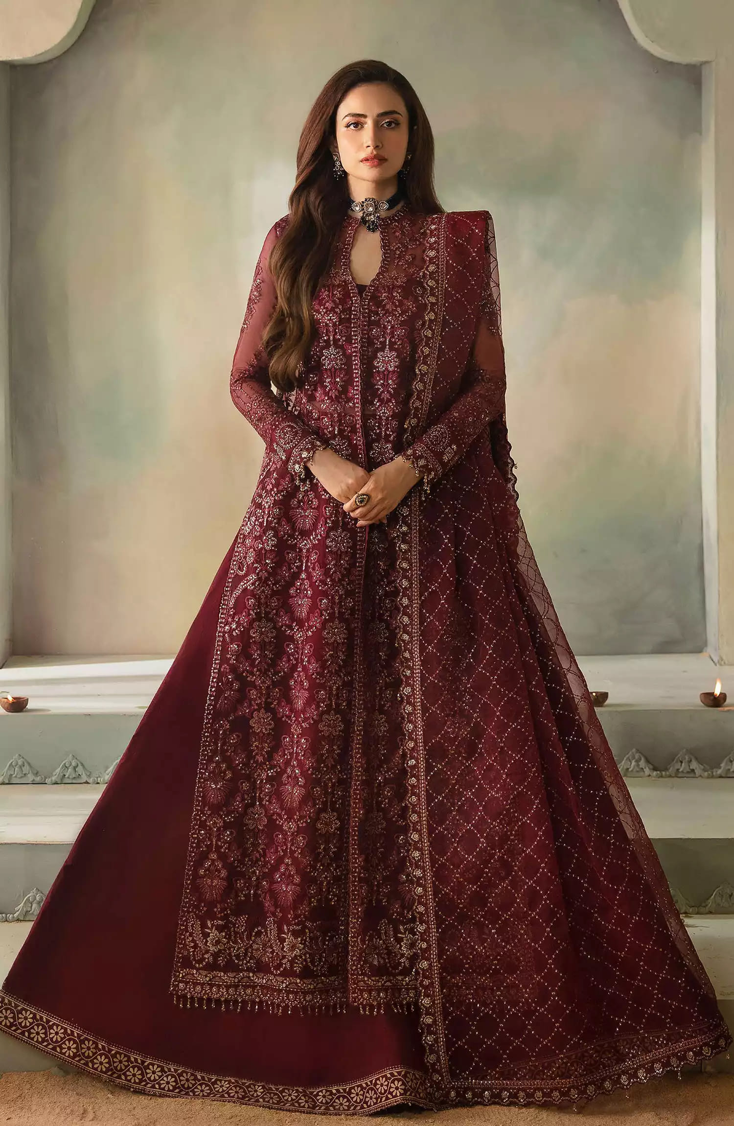 Saad Shaikh Elena Wedding Unstitched Formals Collection - Leila Unstitched