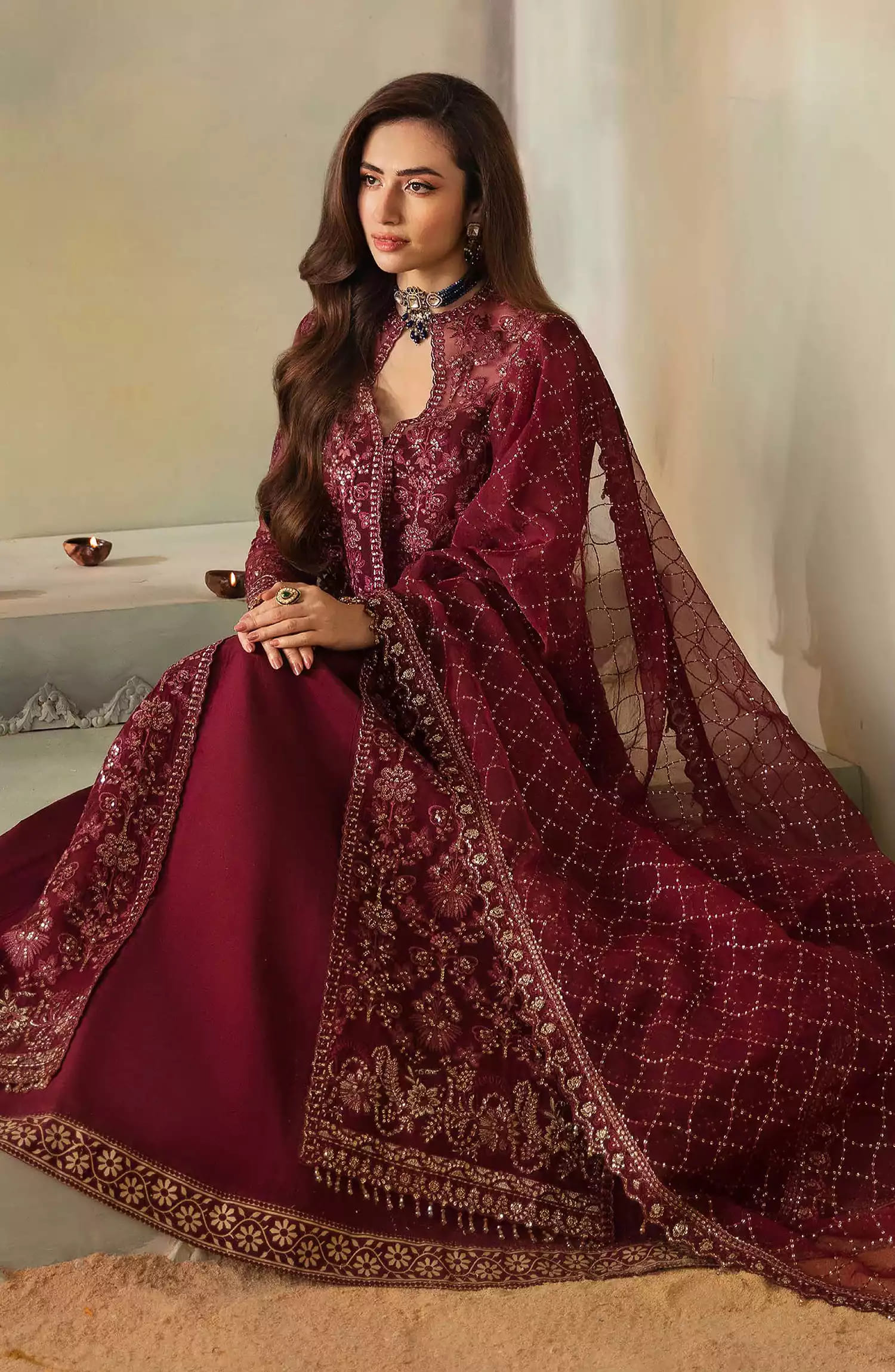 Saad Shaikh Elena Wedding Unstitched Formals Collection - Leila Unstitched