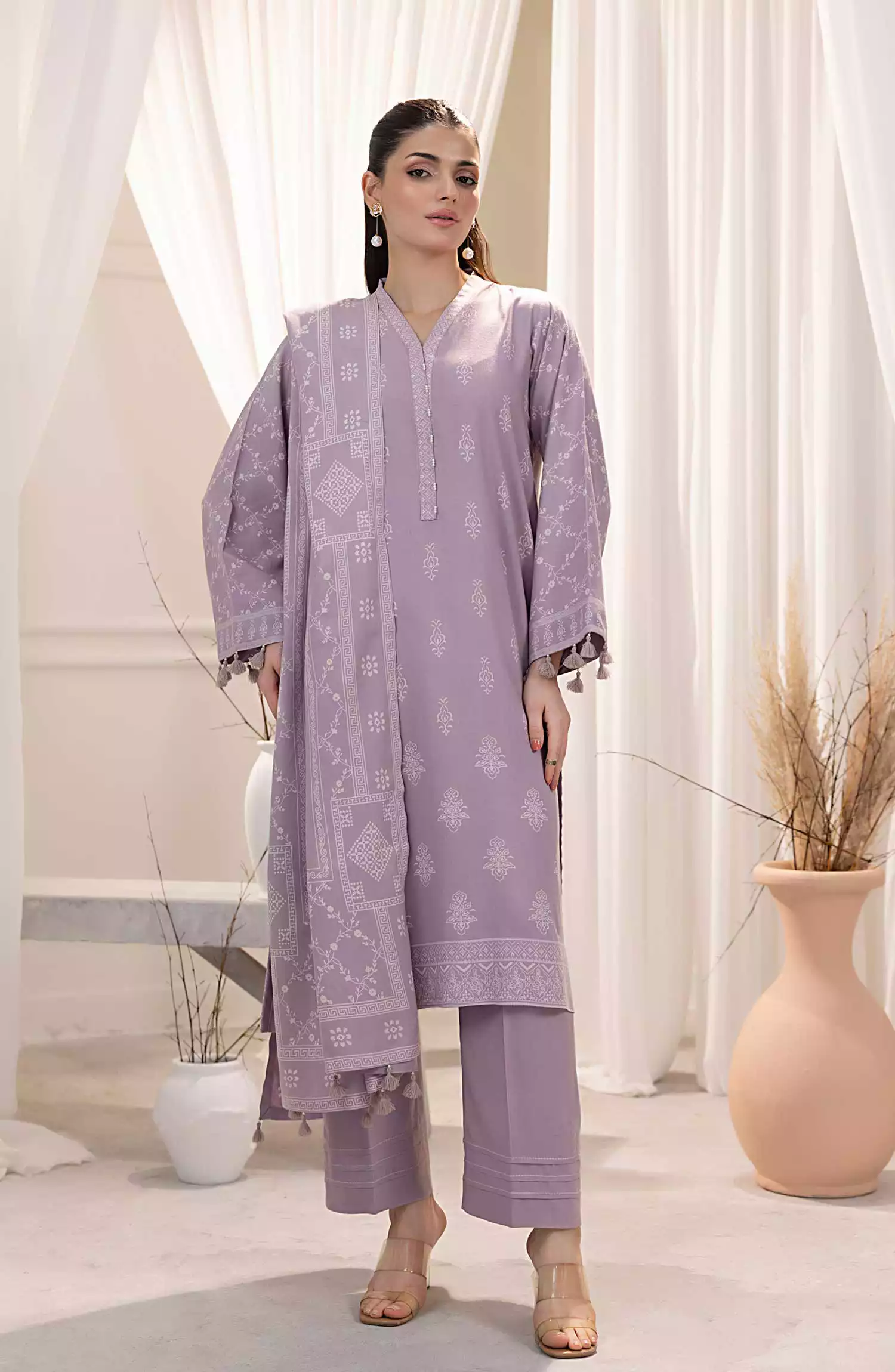 Cashmi Vool Unstitched Printed Collection By LSM - LG-RL-0128-A