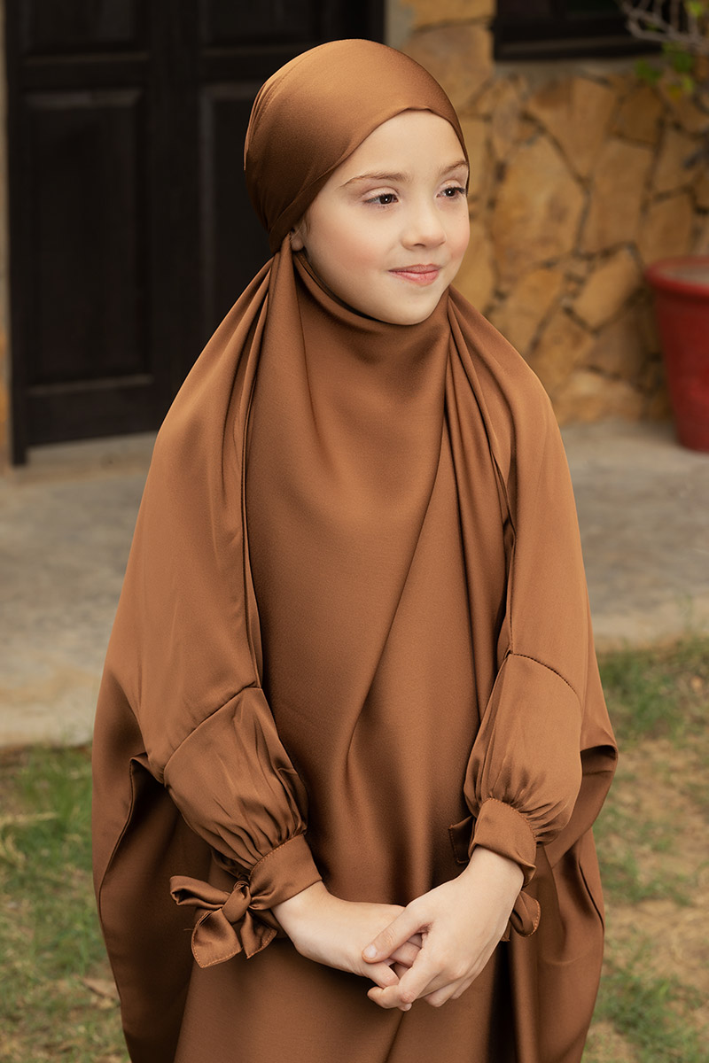 Black Camel Kids Abaya Collection 2023 - Lubna Jilbab (Kids)