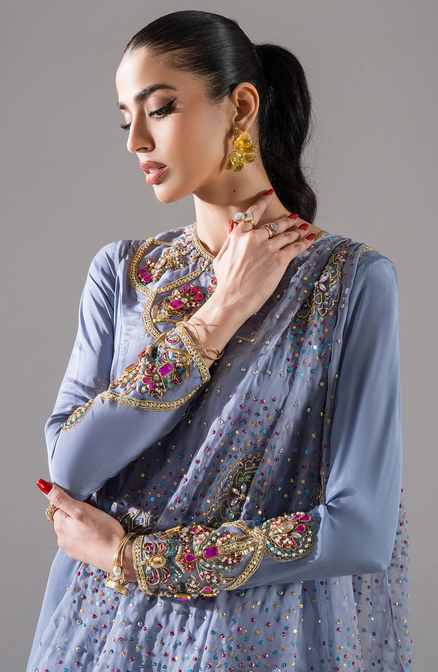 Celeste Formal Luxury Collection By Maria Osama Khan - Lune