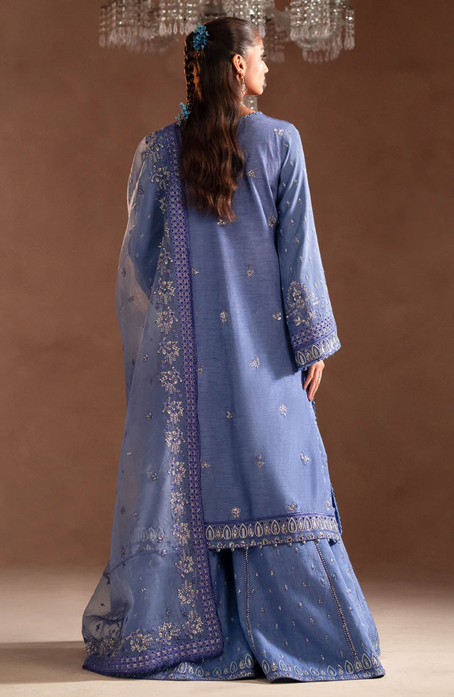 Emaan Adeel Selene Unstitched Raw Silk Collection - Lunelle