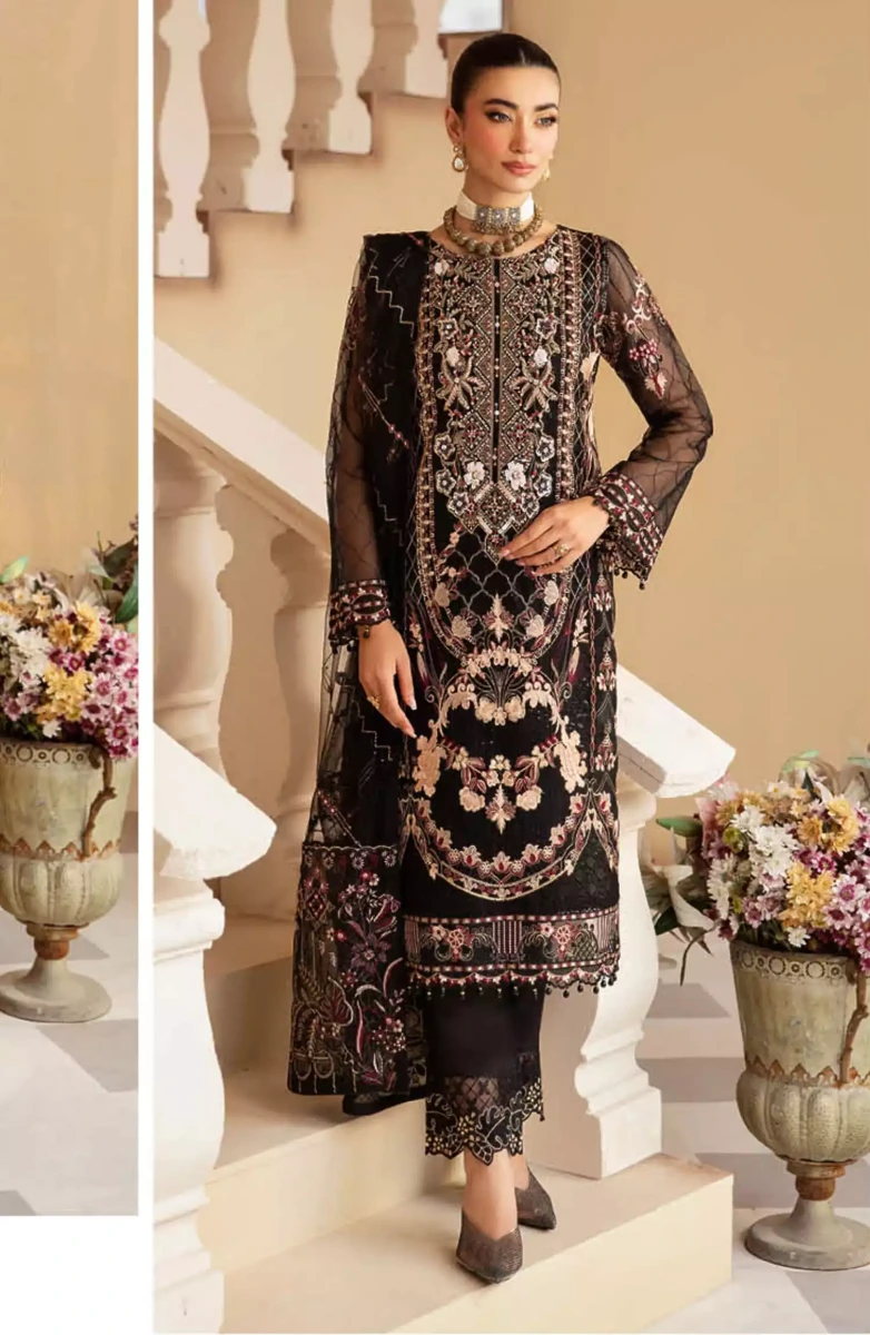 Ramsha Minhal Organza Collection Vol 12 - M 1205