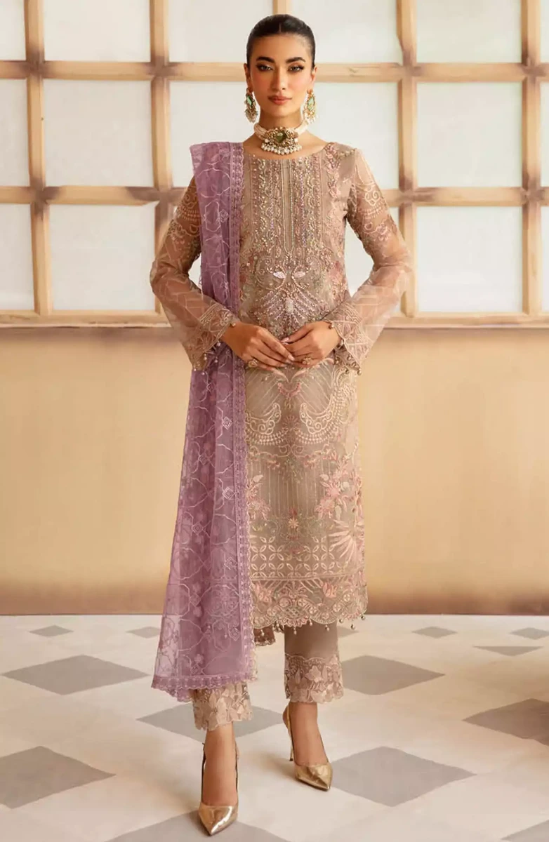 Ramsha Minhal Organza Collection Vol 12 - M 1206