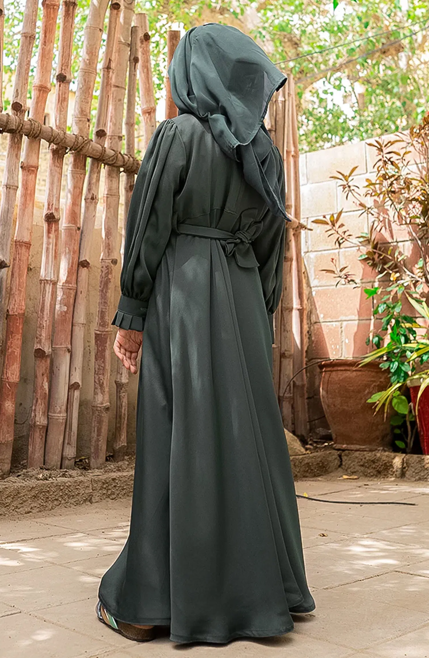 Black Camels Summer Kids Abaya Collection - Manal Maxi Abaya