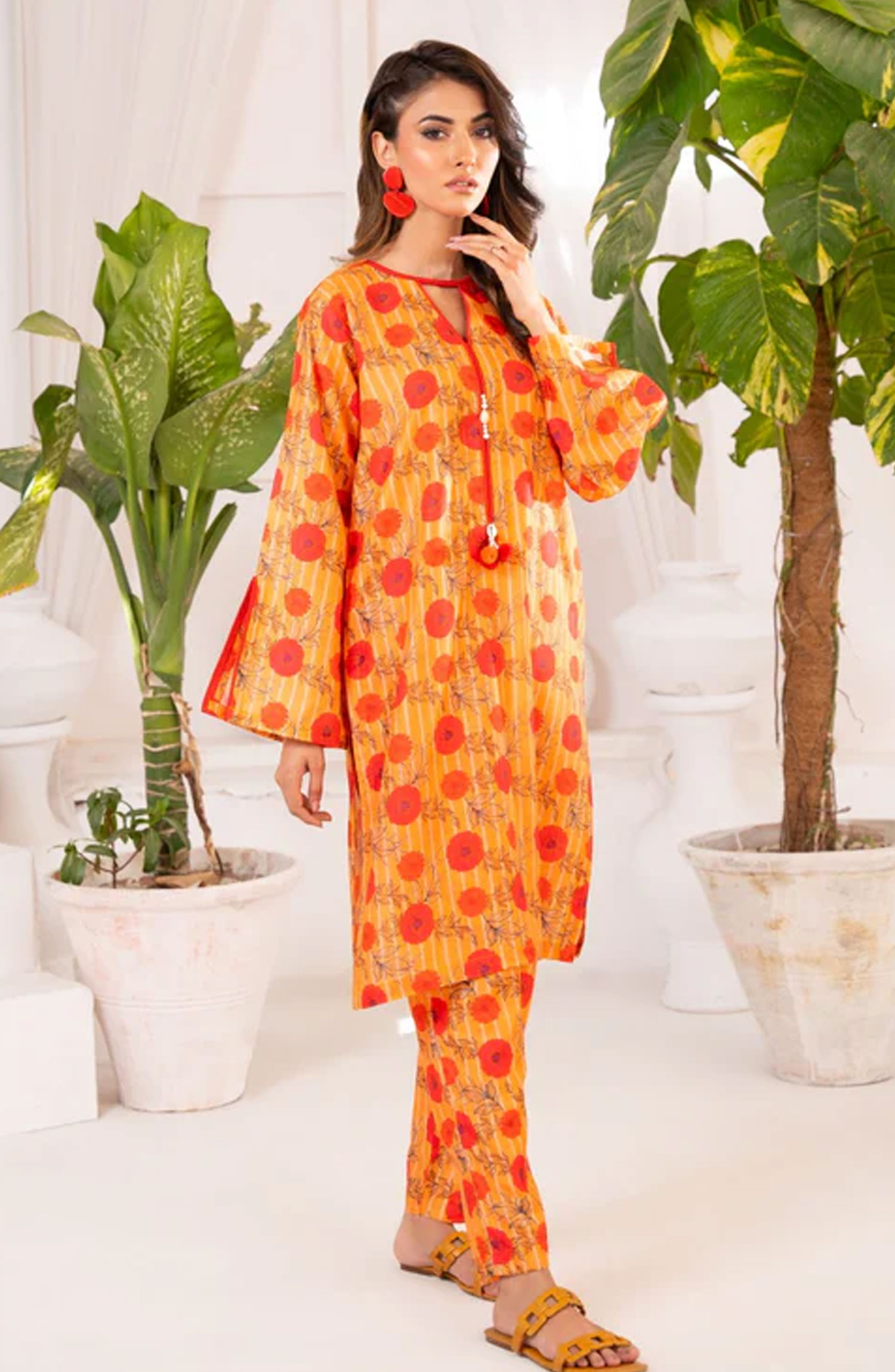 Ayla Studio Stitched Co Ords Collection 2024 - Marigold