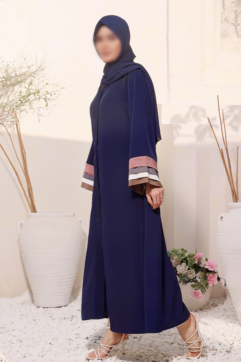 Nayab Abaya Collection Vol 22 by Amna khadija - Maya Blue