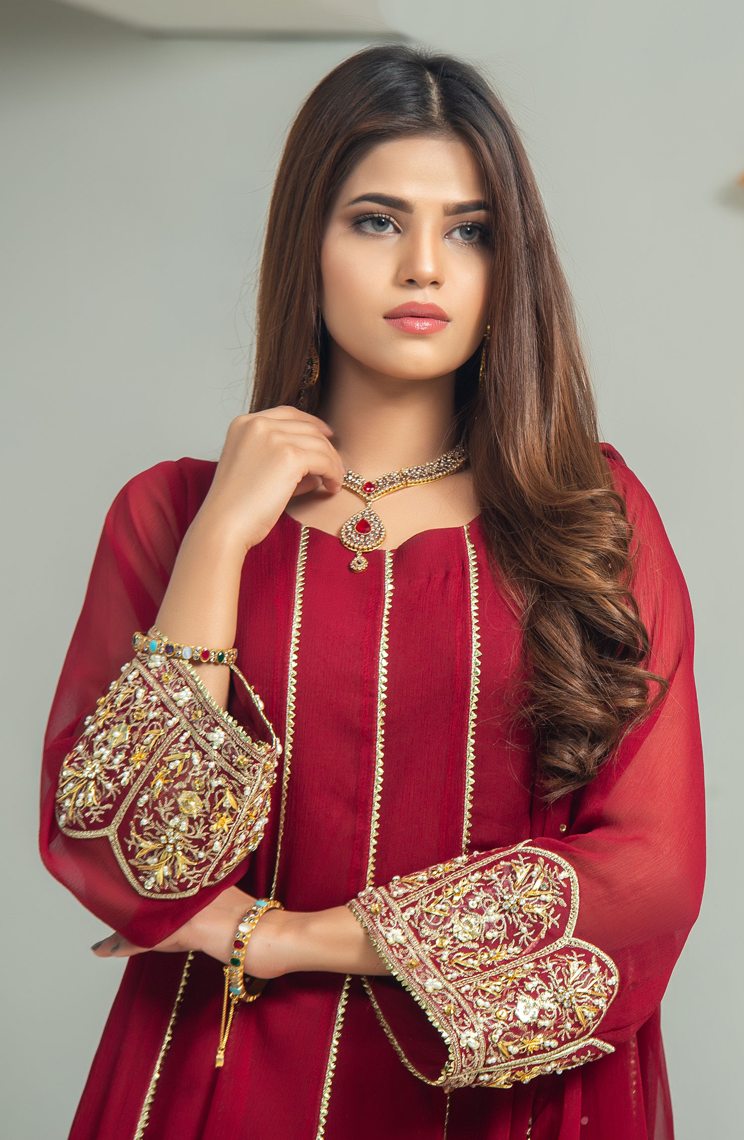 Rasm E Henna Pret Collection By Al Siyab - Mehru Maroon