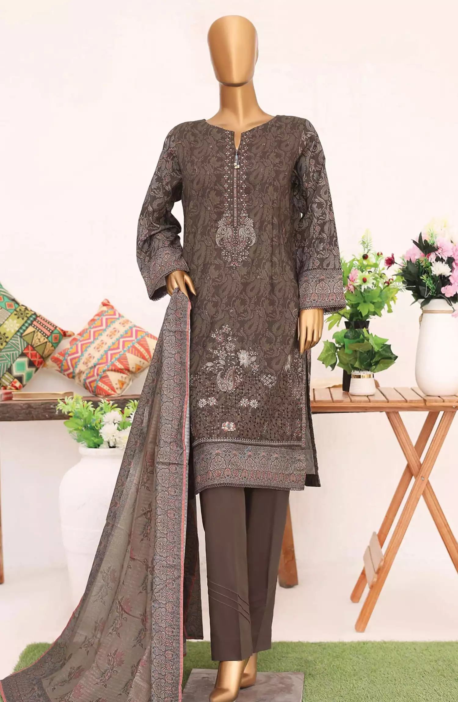 HZ Mehak Mid Summer Embroidered Collection 2024 - MEK-133