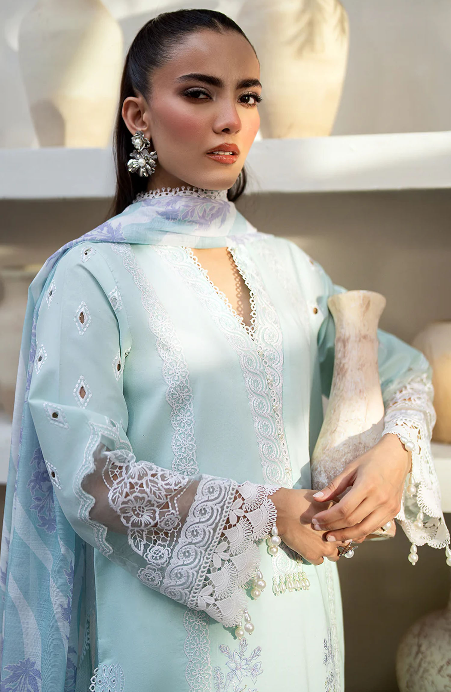 Luxe Lawn Eid  Collection By Saad Shaikh - Meraki