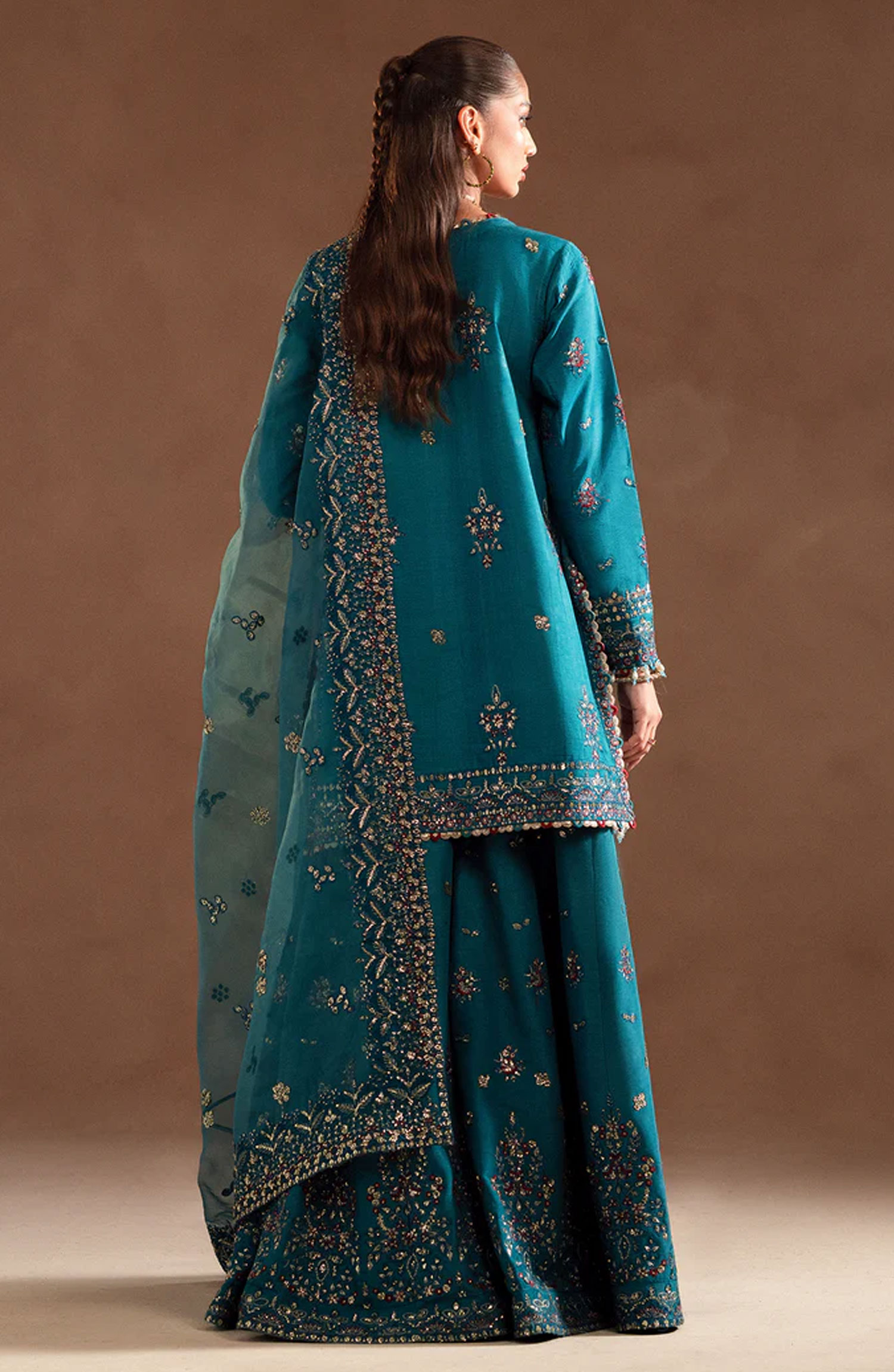 Emaan Adeel Selene Unstitched Raw Silk Collection - Mirelle