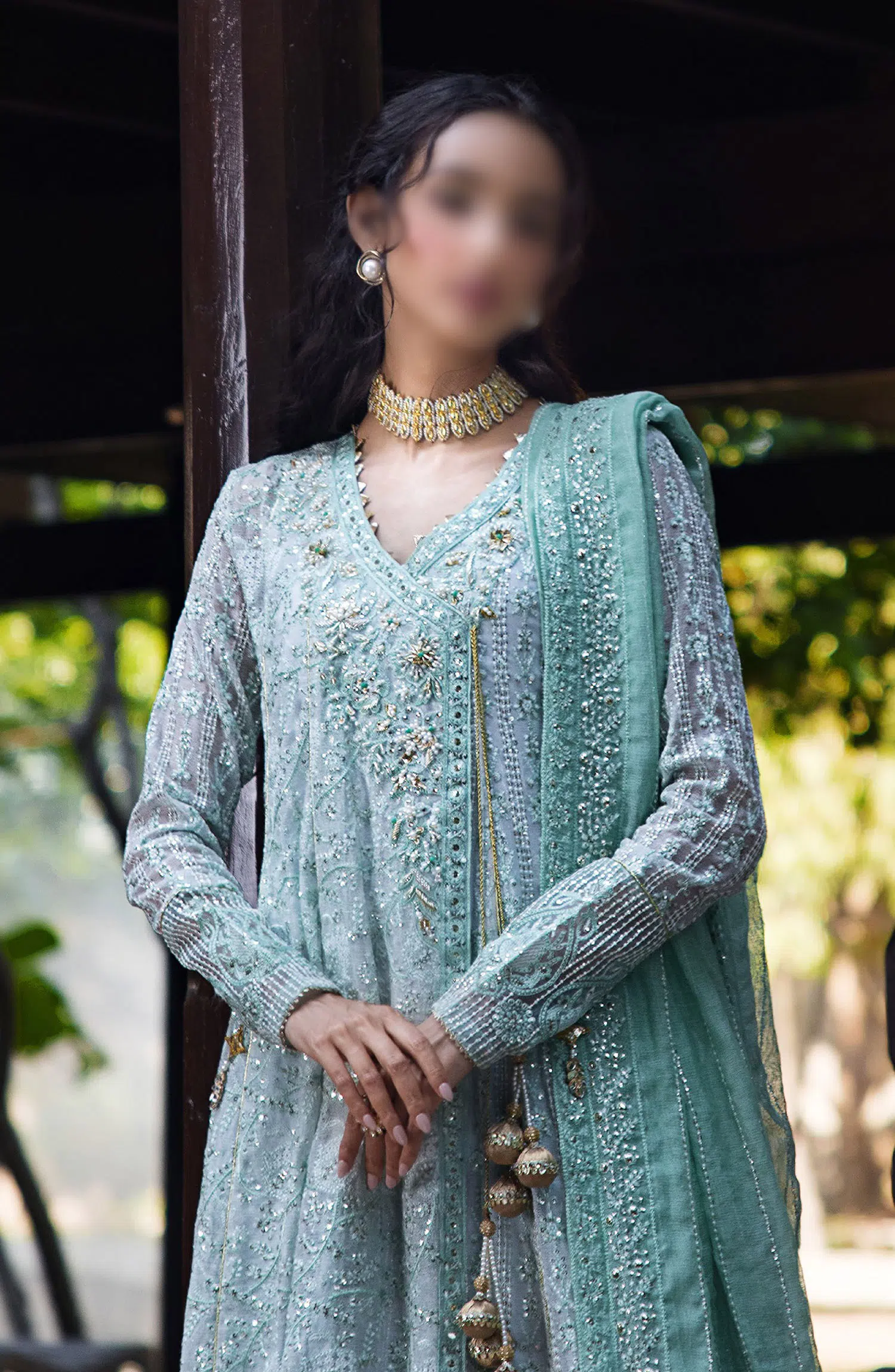 Mushq Roohi Unstitched Luxury Collection - MLF 06 Diya