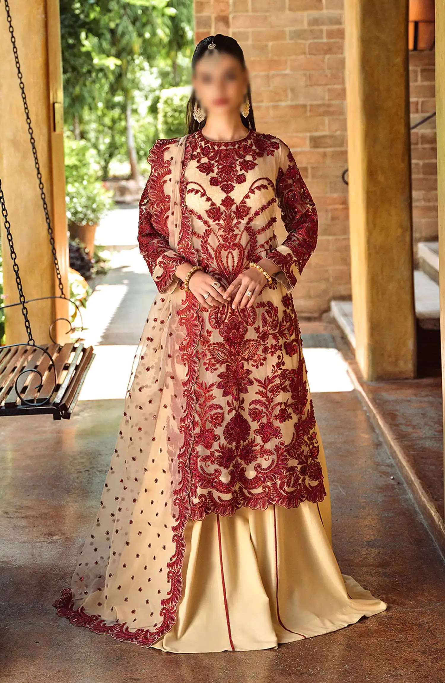 Maryam N Maria Riwayat Luxury Wedding Edit - MW24-557 ONISHA