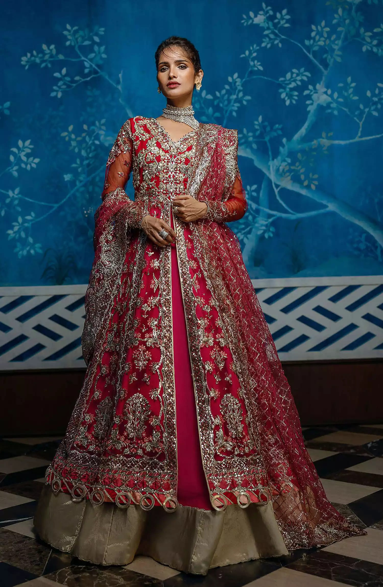 Mushq Stardust Wedding Unstitched 2024 - MWD 02 Red Carpet