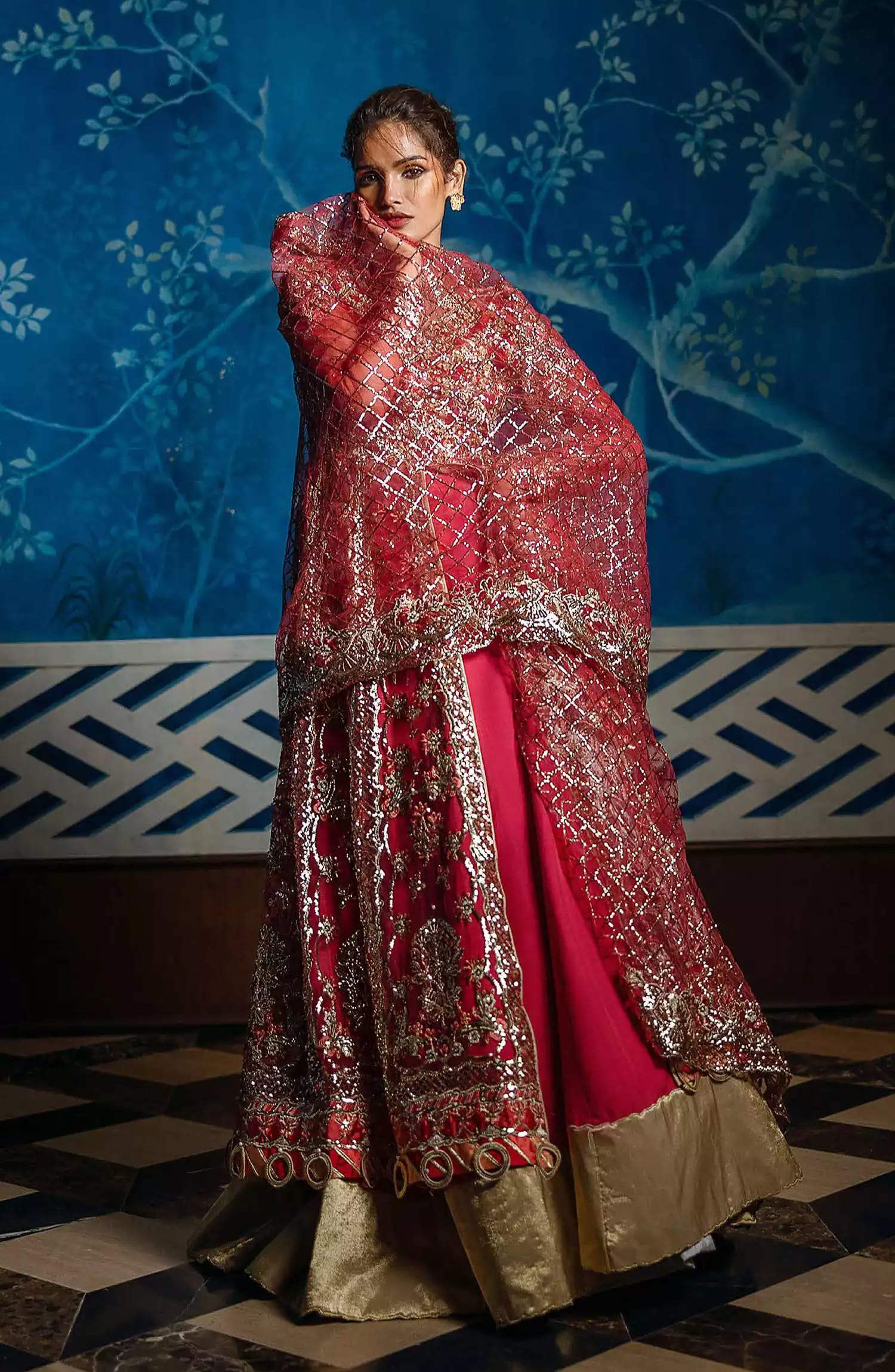 Mushq Stardust Wedding Unstitched 2024 - MWD 02 Red Carpet