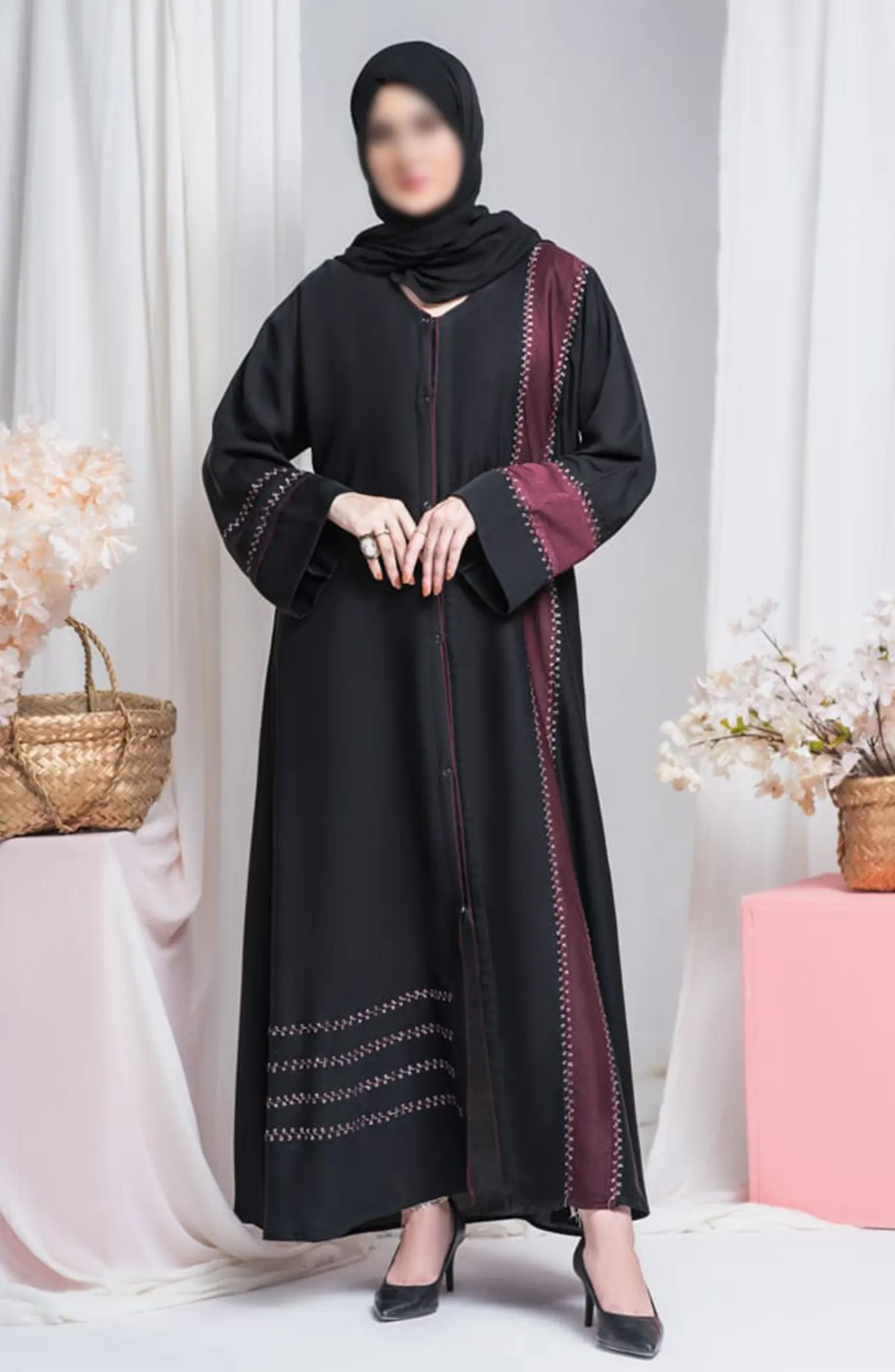 Amna Khadija Nayab Abaya Collection Vol 24 - Neha