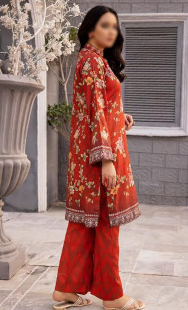 NUR Printed 02 Piece Khaddar Collection NK 01