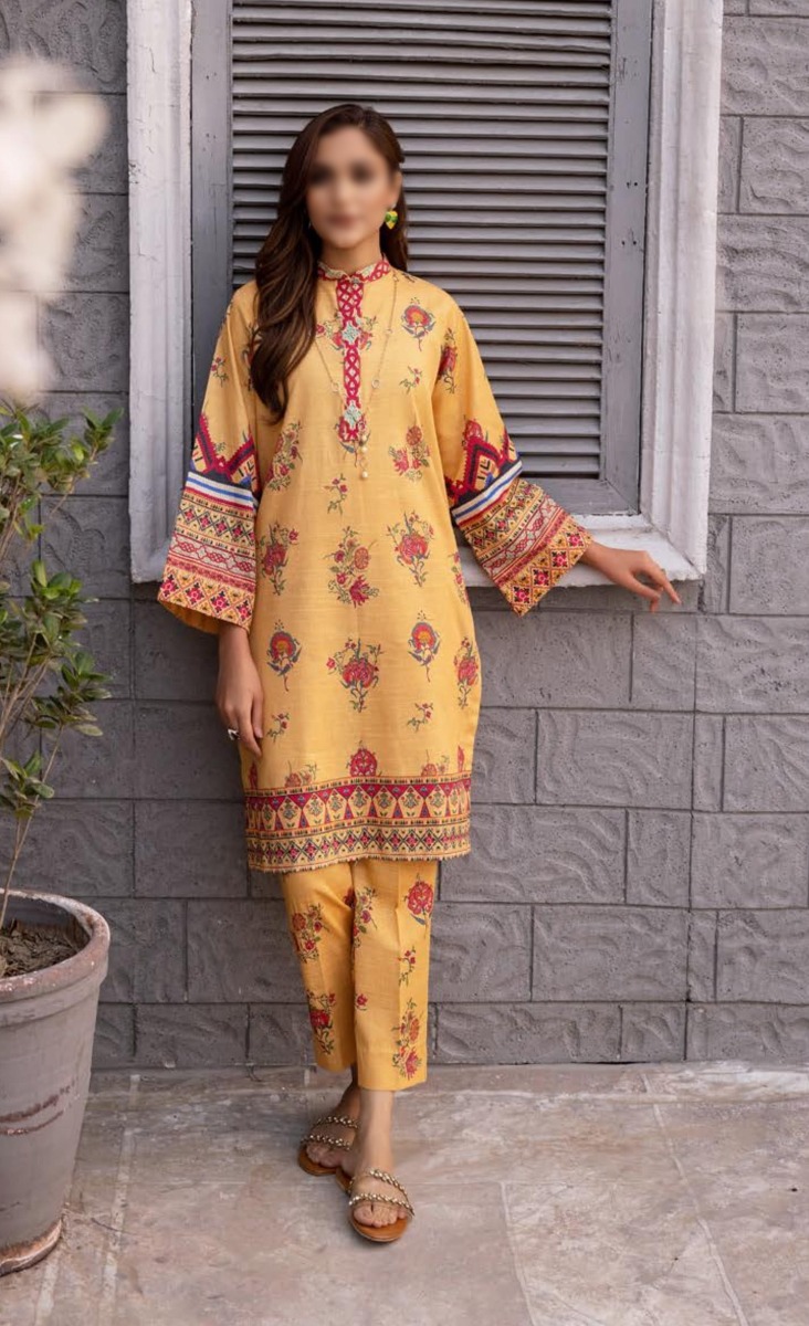 NUR Printed 02 Piece Khaddar Collection NK 02