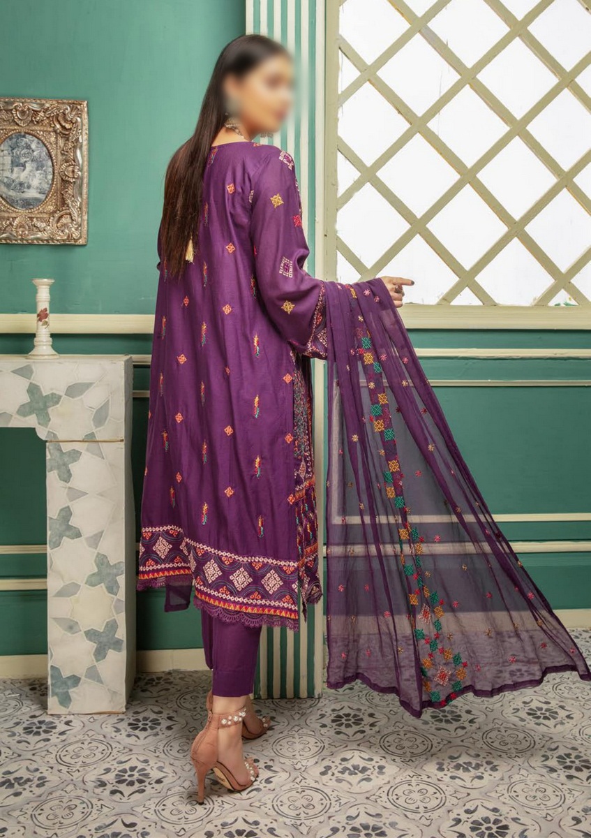 Noor-e-Chashm Unstitched by Khoosbsurat D-NK 106