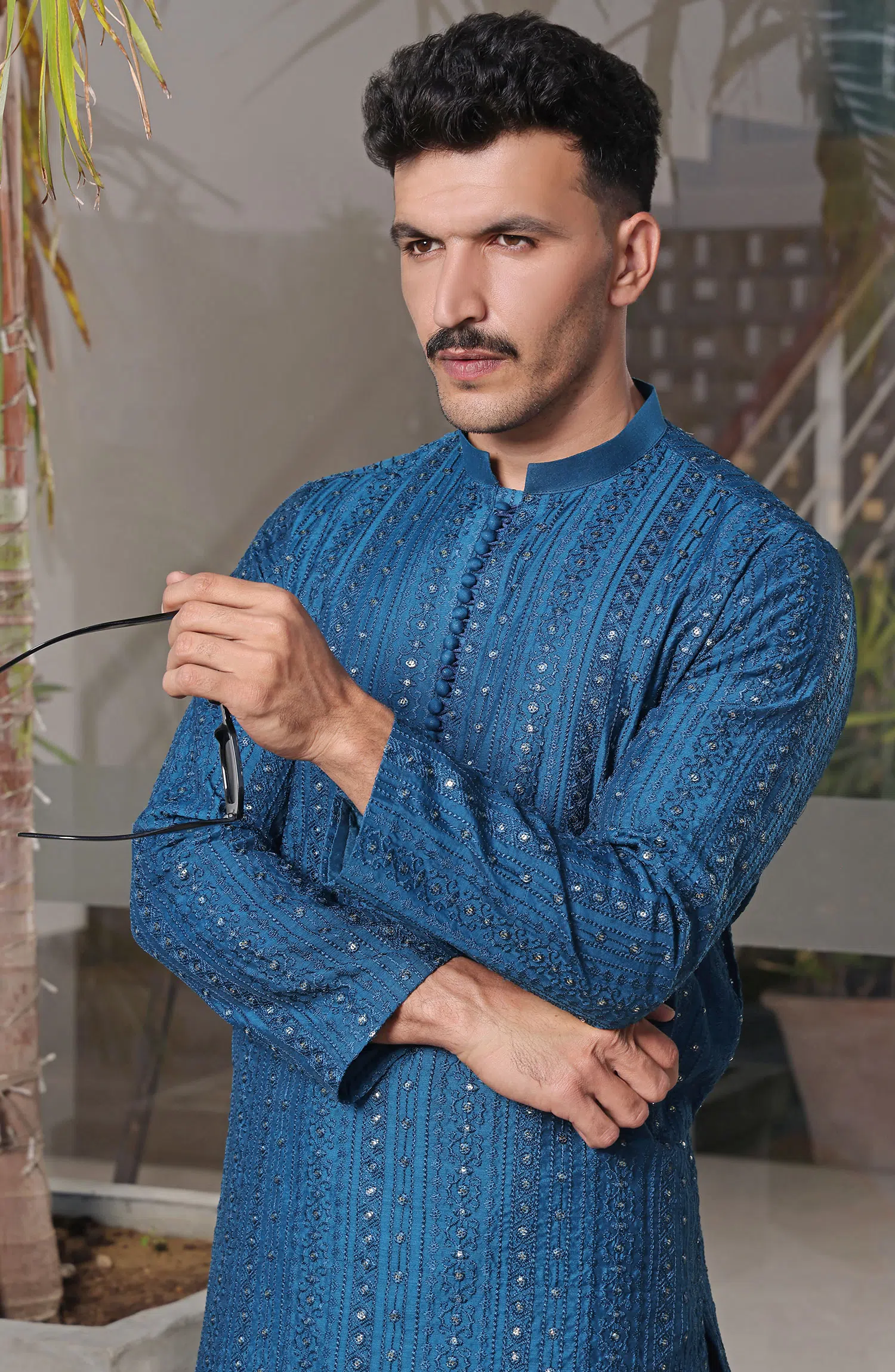 TGM Fancy Kurta Pyjama Collection - Noble Blue