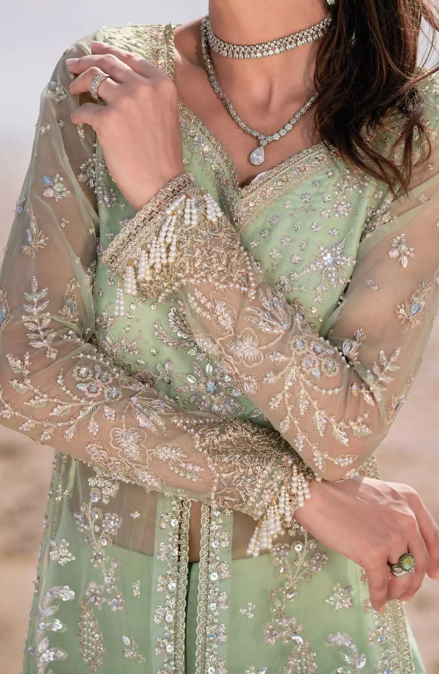 Kamari Reveuse Wedding Formals Collection By Emaan Adeel - NOIR