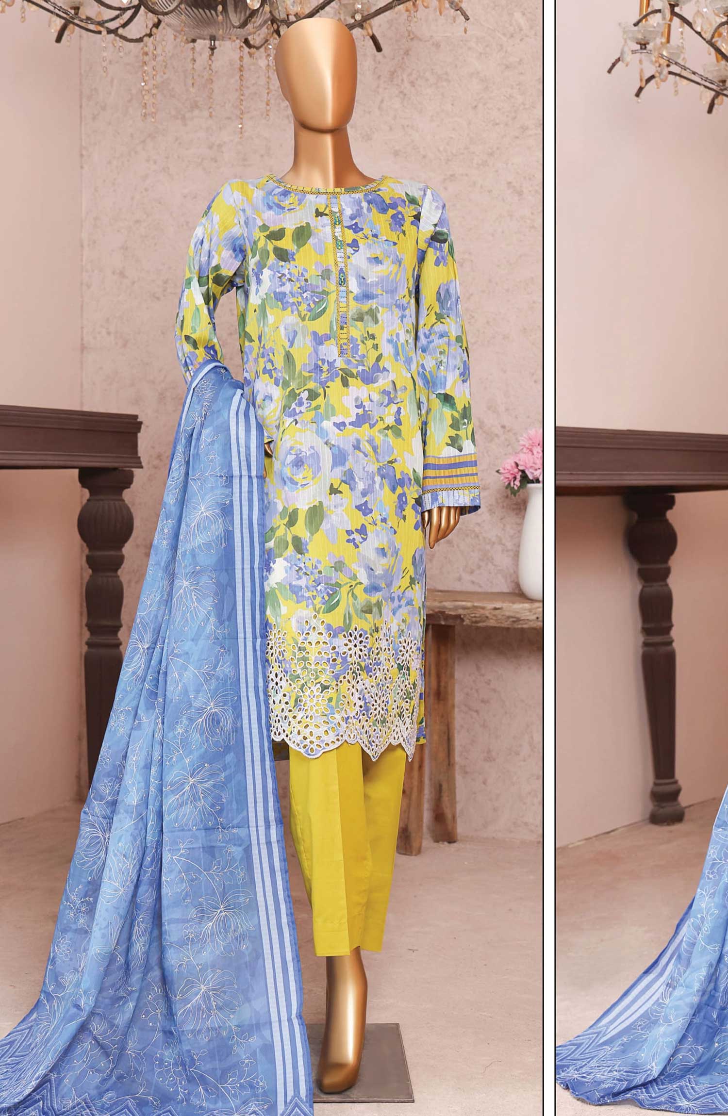 HZ Nayab Printkari Doriya Embroidered Collection - NPE 02