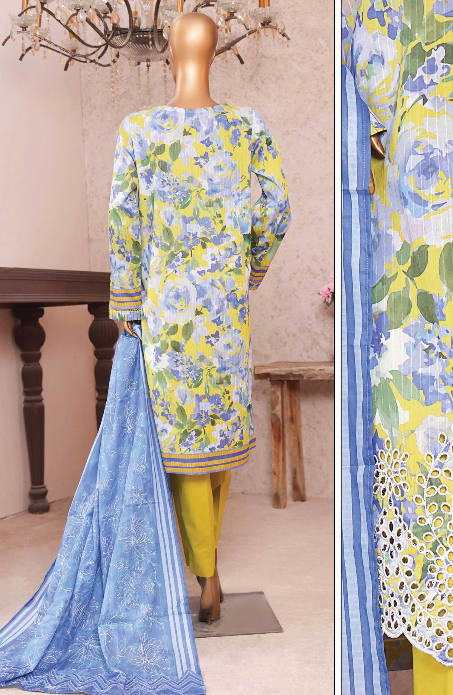 HZ Nayab Printkari Doriya Embroidered Collection - NPE 02