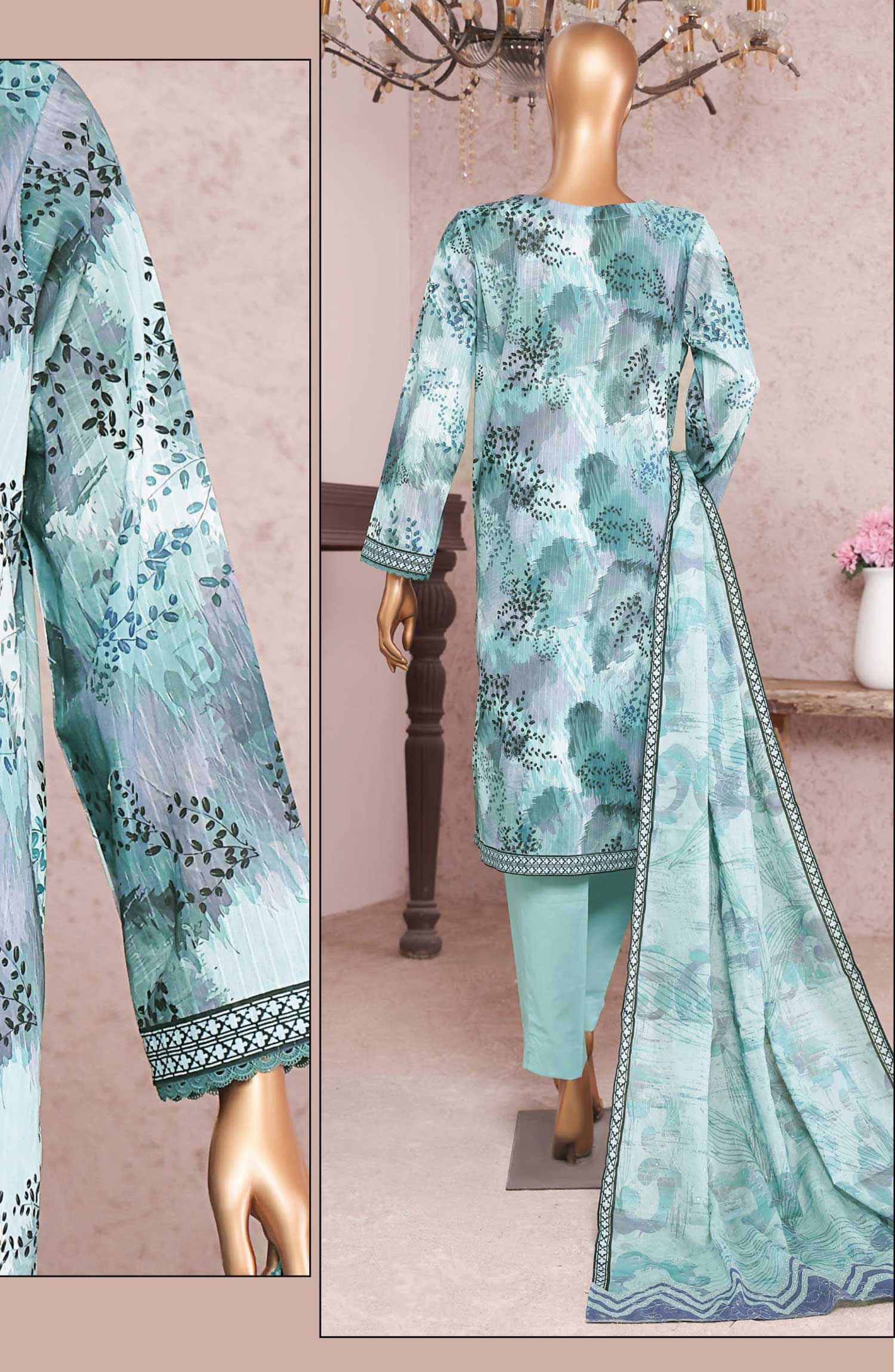 HZ Nayab Printkari Doriya Embroidered Collection - NPE 04