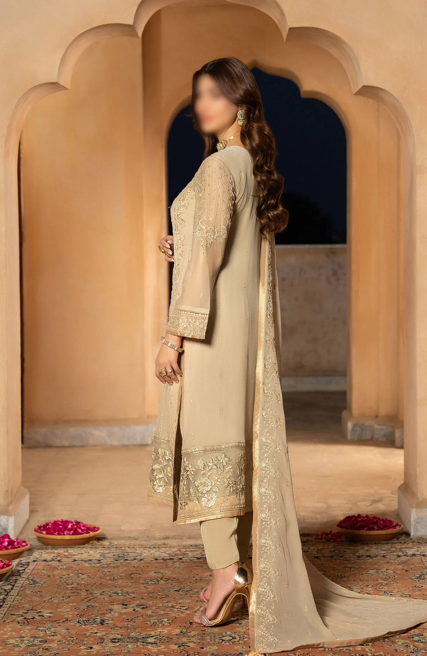 Afsanay Unstitched Luxury Chiffon Collection - NUR