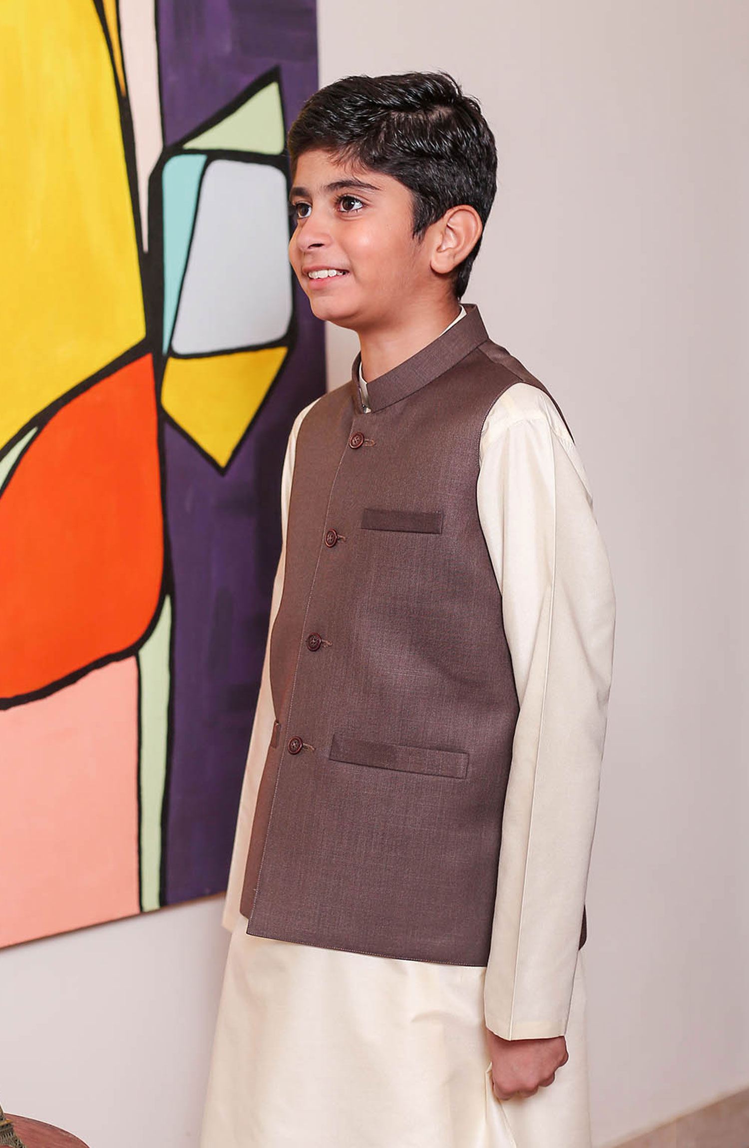 Real Image Kids Waist Coat and Prince Coat Collection 2024 - OKW 035