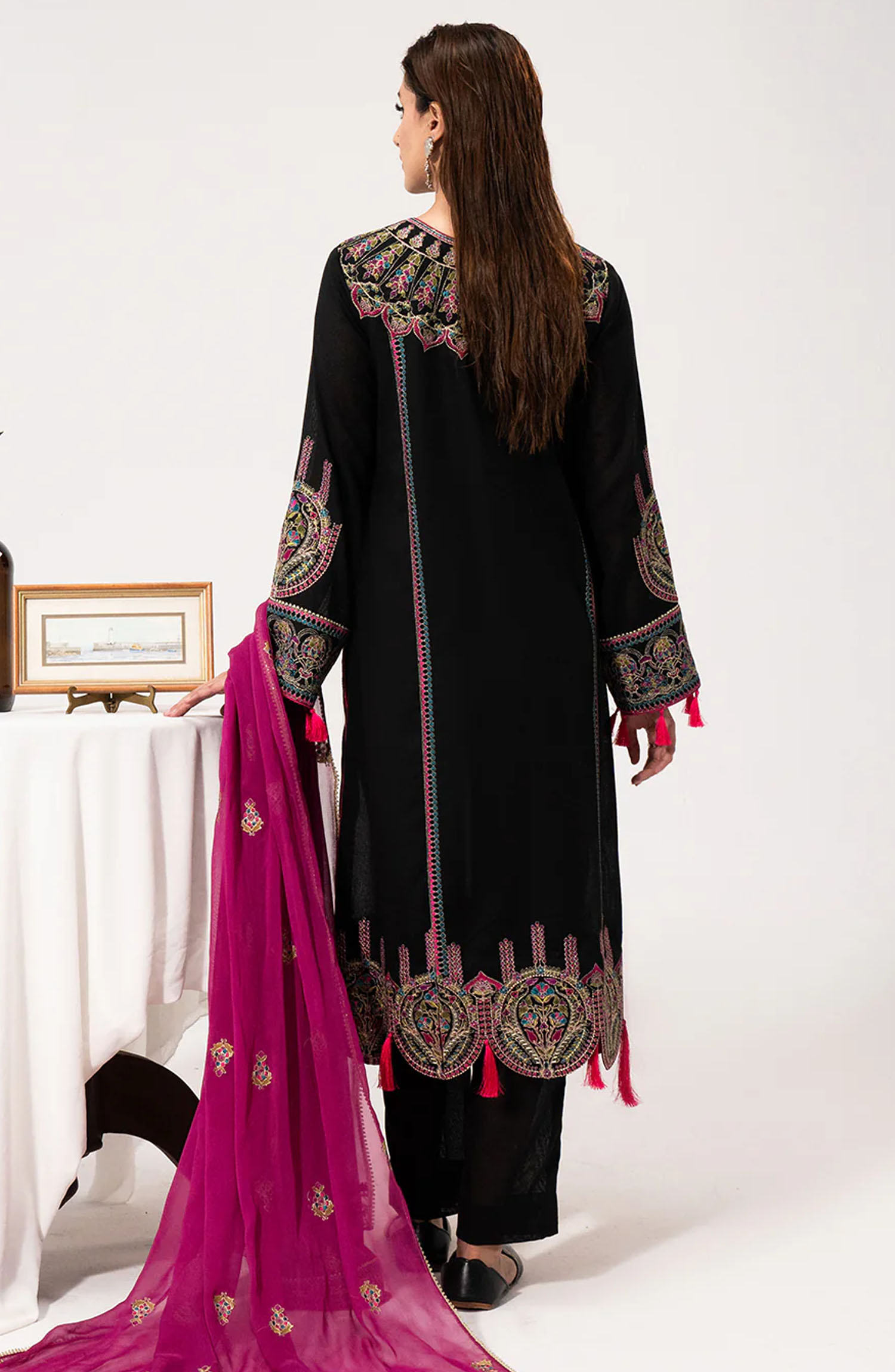 Luminaa Luxury Winter Collection By Saad Shaikh - Onyx