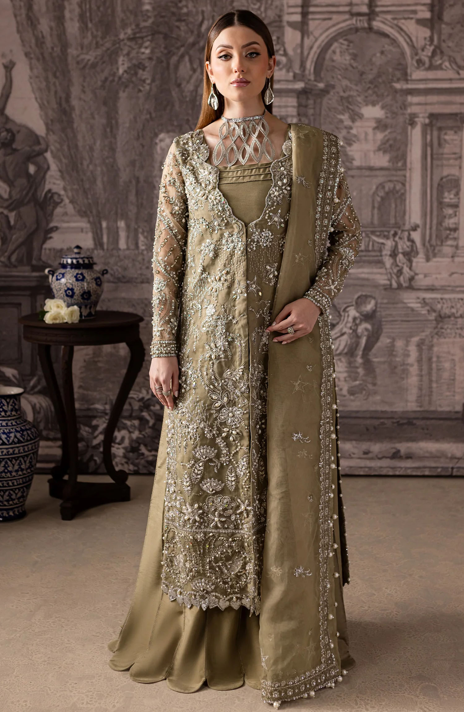 Mystara Wedding Festive Luxury Collection By Maria Osama Khan - Oraya