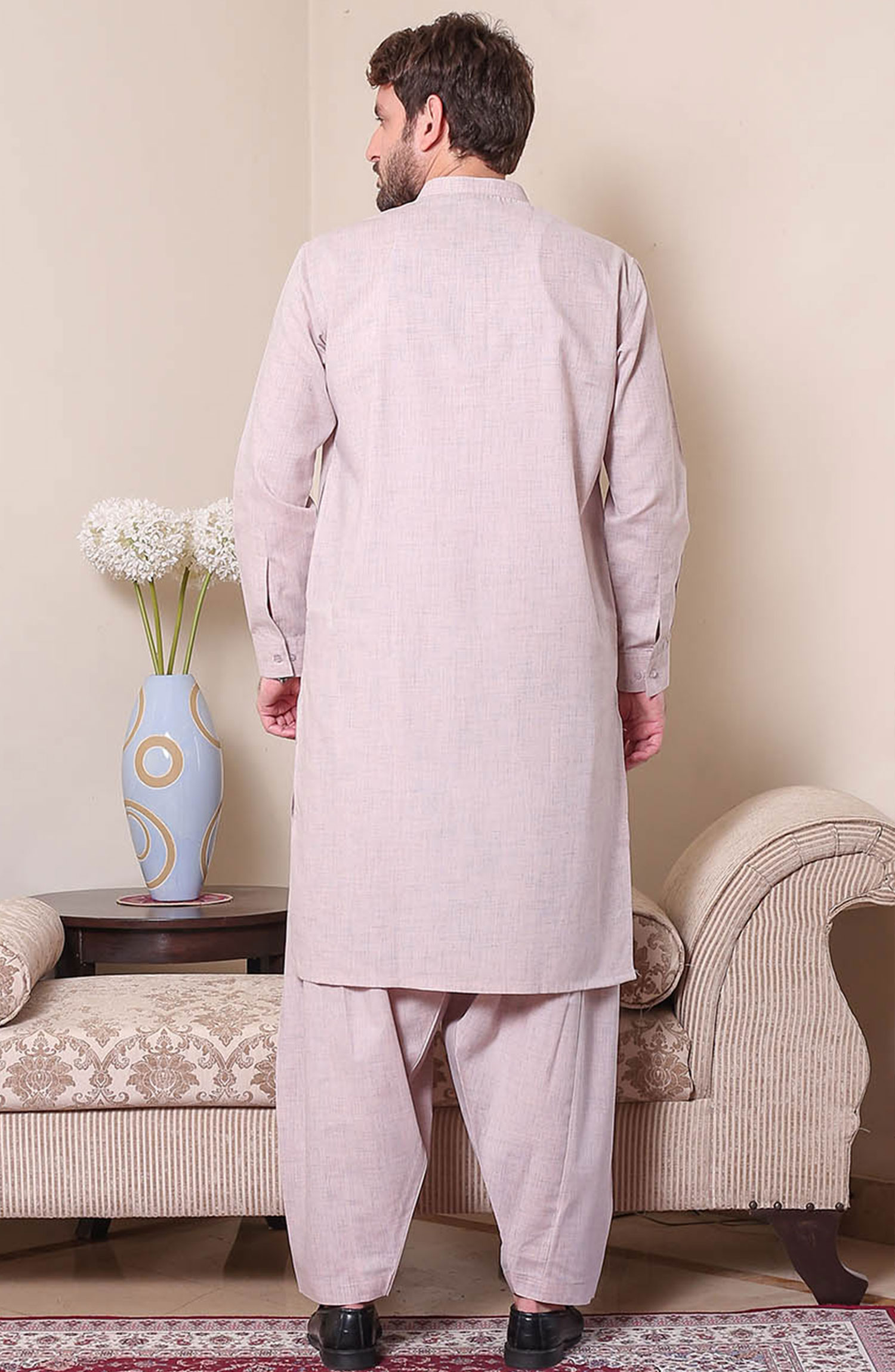 Real Image Mens Shalwar Kameez Collection 2024 - P - 61sc Pink