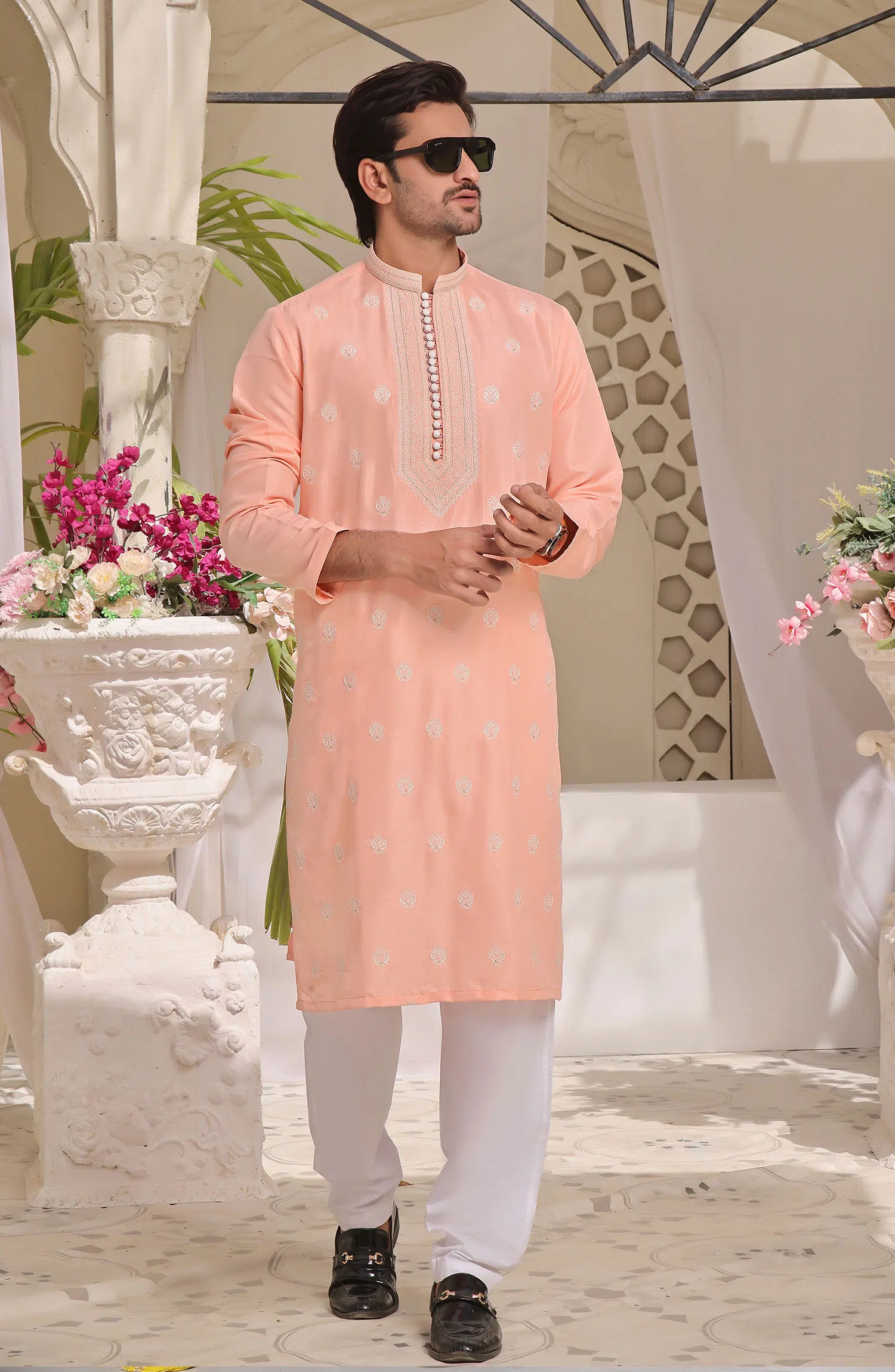 TGM Fancy Kurta Pyjama Collection - Peachy Paradise