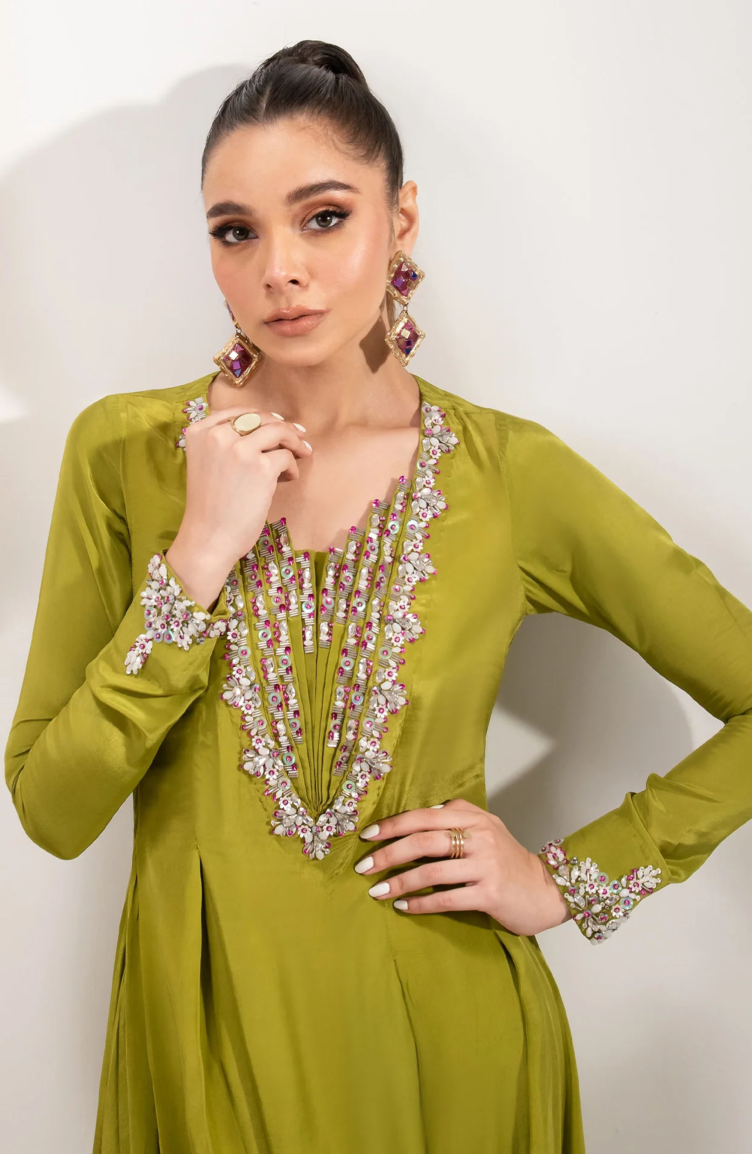 Tiffany Luxury Pret Collection By Maria Osama Khan - Peridot