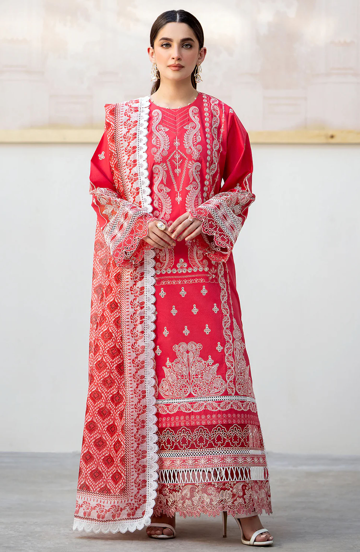 Luxe Lawn Eid  Collection By Saad Shaikh - Pie