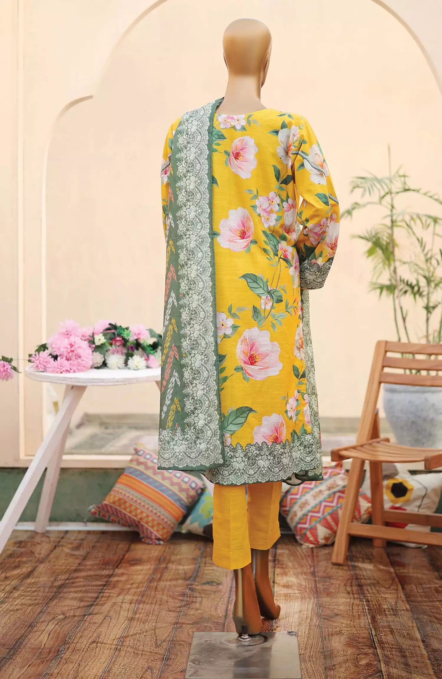 HZ Premium Khaddar Digital Printed Collection - PK 39